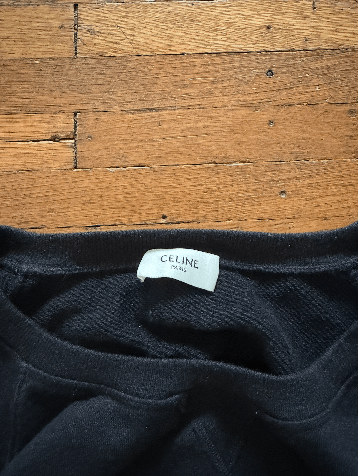 Celine Celine Logo Patched Sweatshirt Size US L / EU 52-54 / 3 - 5 Thumbnail