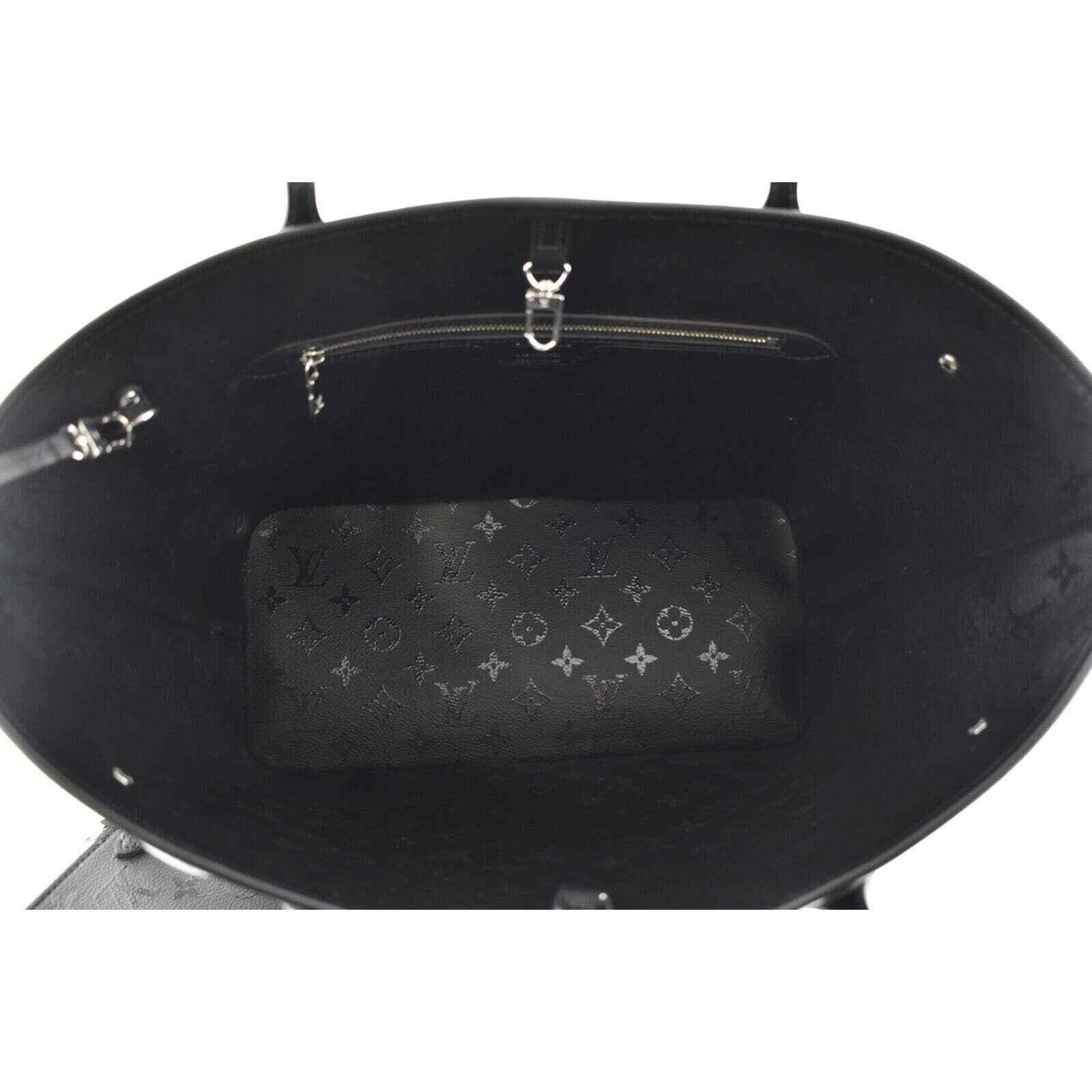 Louis Vuitton Louis Vuitton Neverfull Black White Handle Shoulder Bag Size ONE SIZE - 12 Thumbnail
