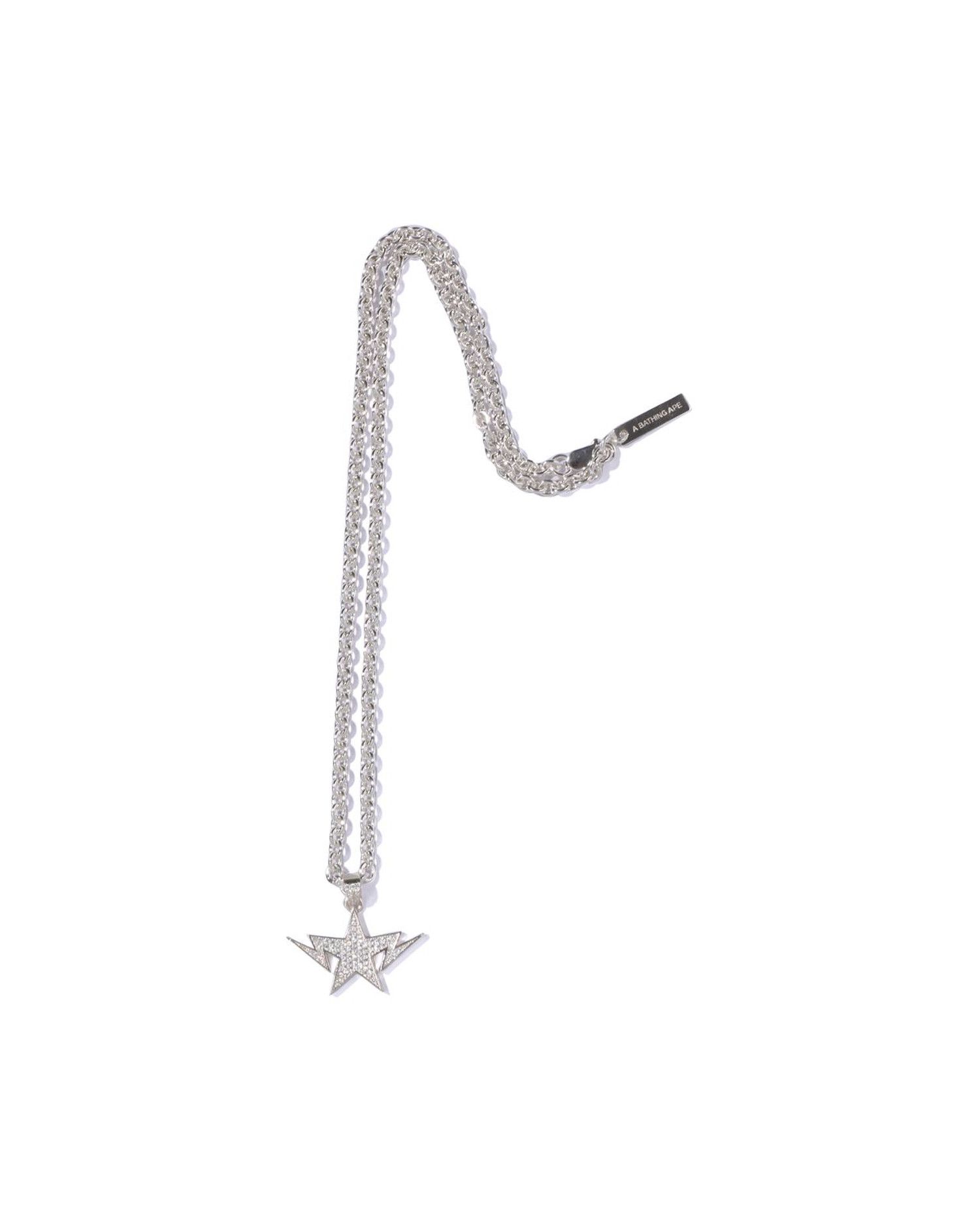 Bape BAPE MILO CRYSTAL STONE NECKLACE | Grailed