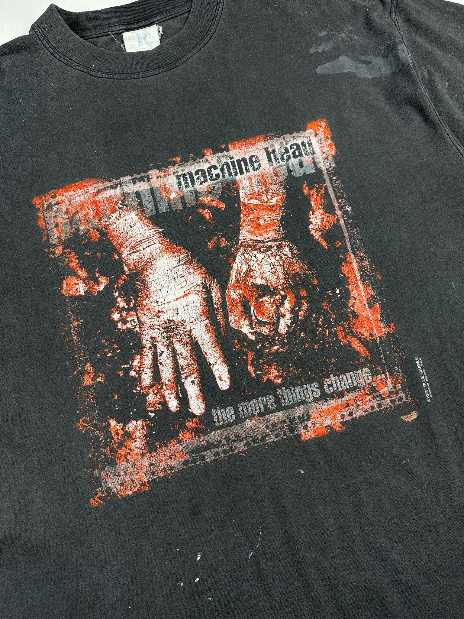 Band Tees Vintage 90s Machine head Size US XL / EU 56 / 4 - 10 Thumbnail