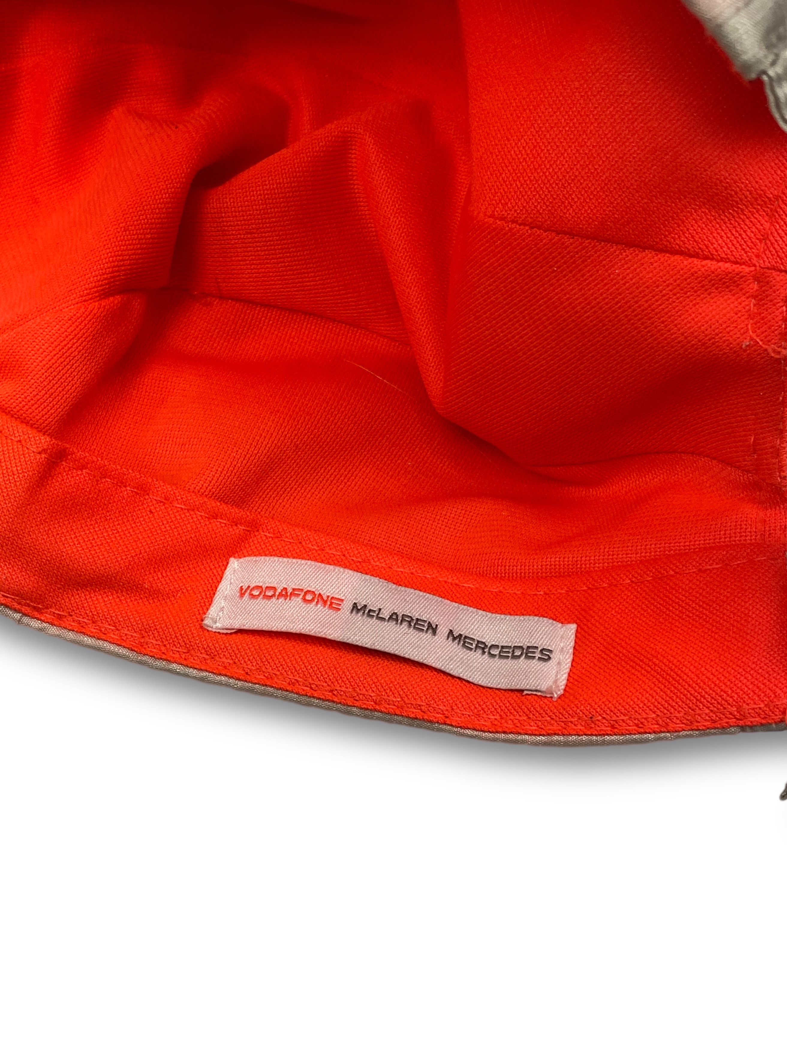 Mercedes-Benz Vintage MERCEDES MCLAREN Grey Nylon Shell 5-Panel Cap M559 Size ONE SIZE - 8 Thumbnail