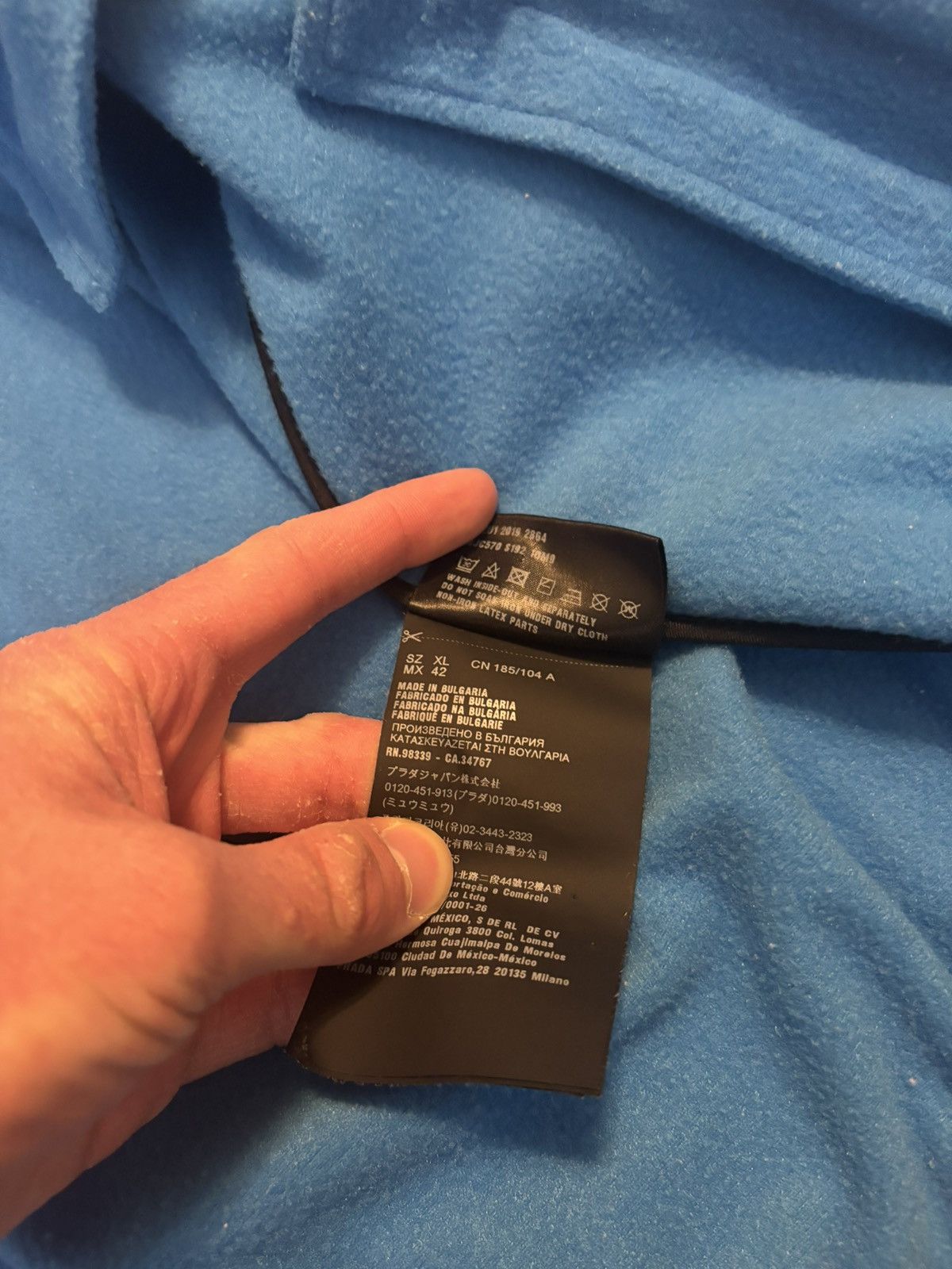 Prada Prada Triangle Logo Runproof Technical Colorblock Jacket Size US XL / EU 56 / 4 - 7 Thumbnail