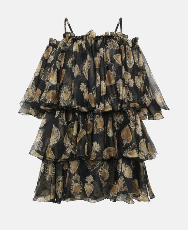 Dolce & Gabbana Silk-blend dress Size S / US 4 / IT 40 - 1 Thumbnail
