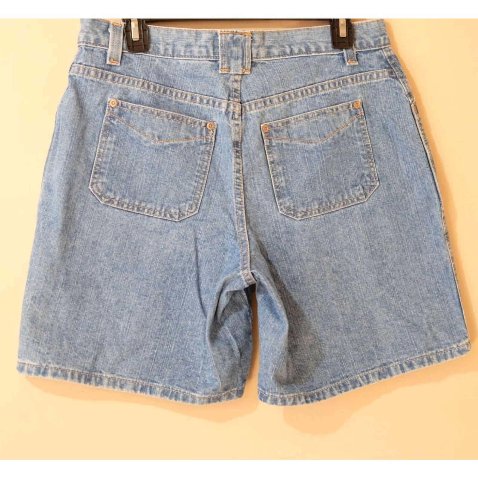 Faded Glory Faded Glory Denim Shorts Women's 10 100% Cotton Blue Mid Rise 7" Inseam Casual Jeans Shorts Pants Vintage No? Size 32" / US 10 / IT 46 - 6 Thumbnail