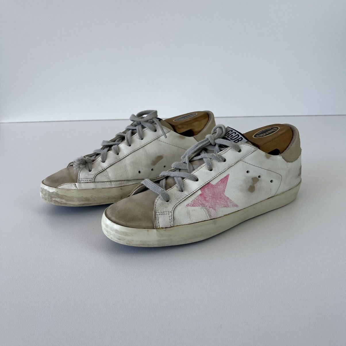 Gucci Gucci Web Leather Monogram Vintage Sneakers White 233334