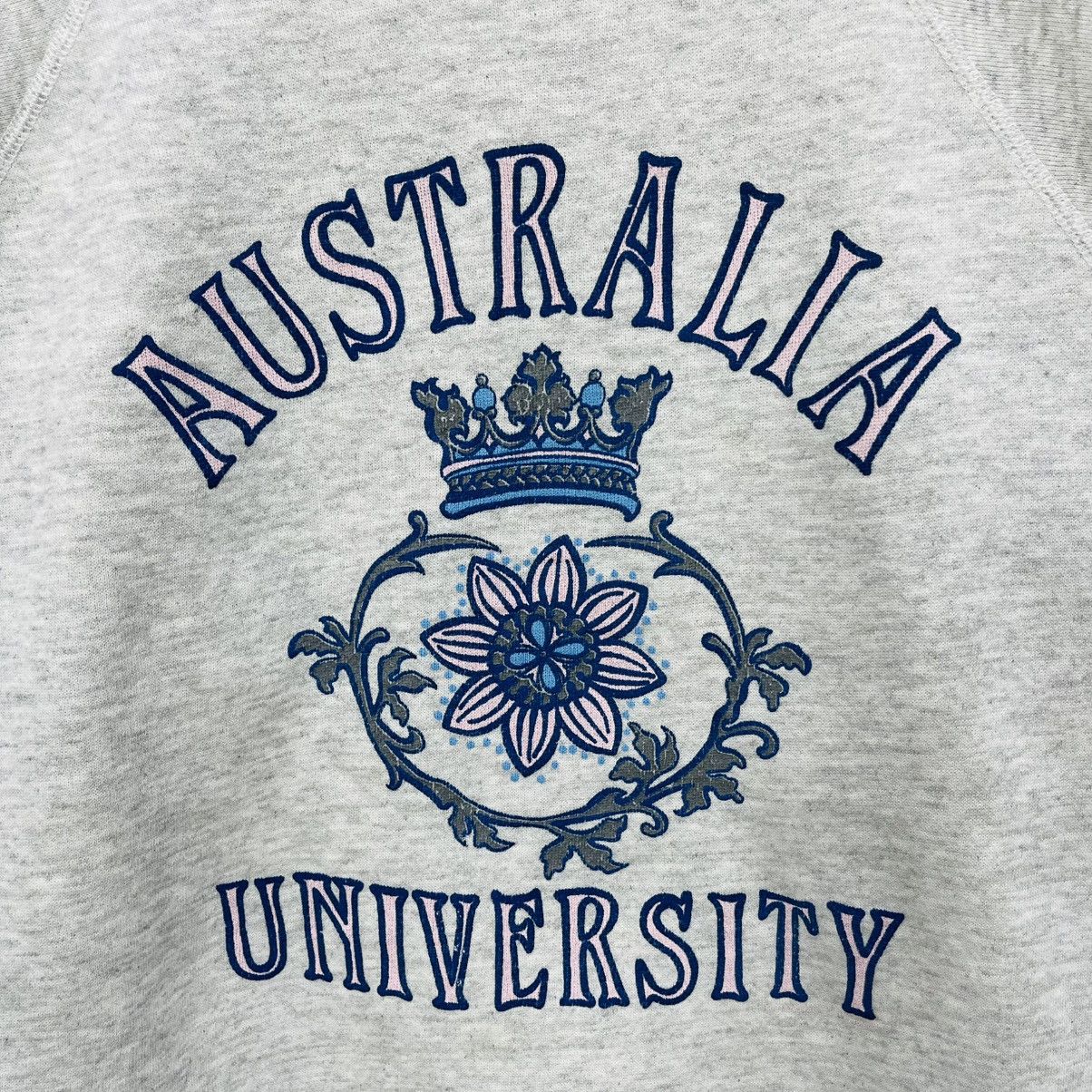 Vintage Vintage 80s australia university distress sweatshirt Size US M / EU 48-50 / 2 - 4 Thumbnail