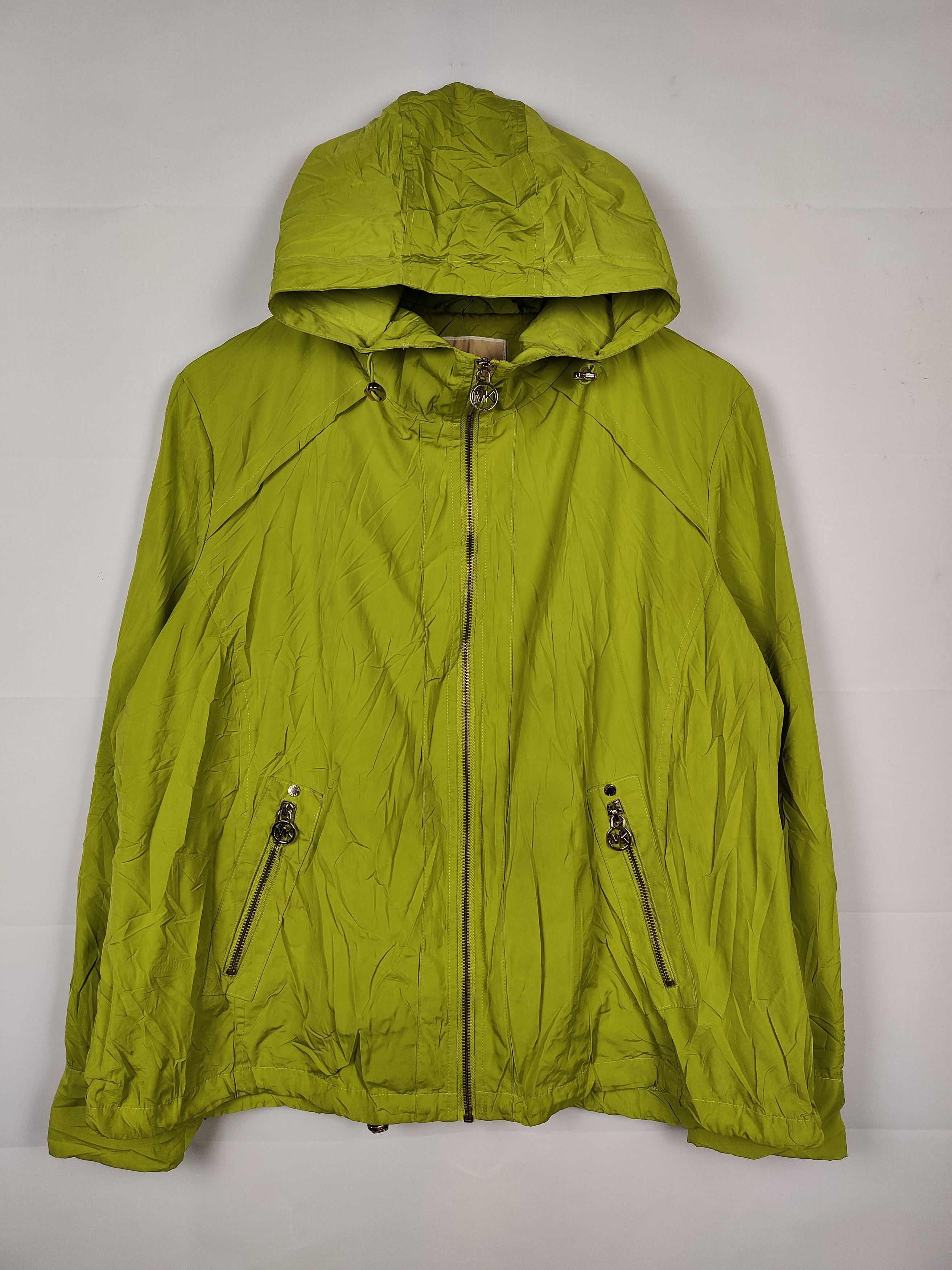 Michael Kors Michael Kors Hooded Zipper Windbreaker Jacket Size XL / US 12-14 / IT 48-50 - 1 Thumbnail