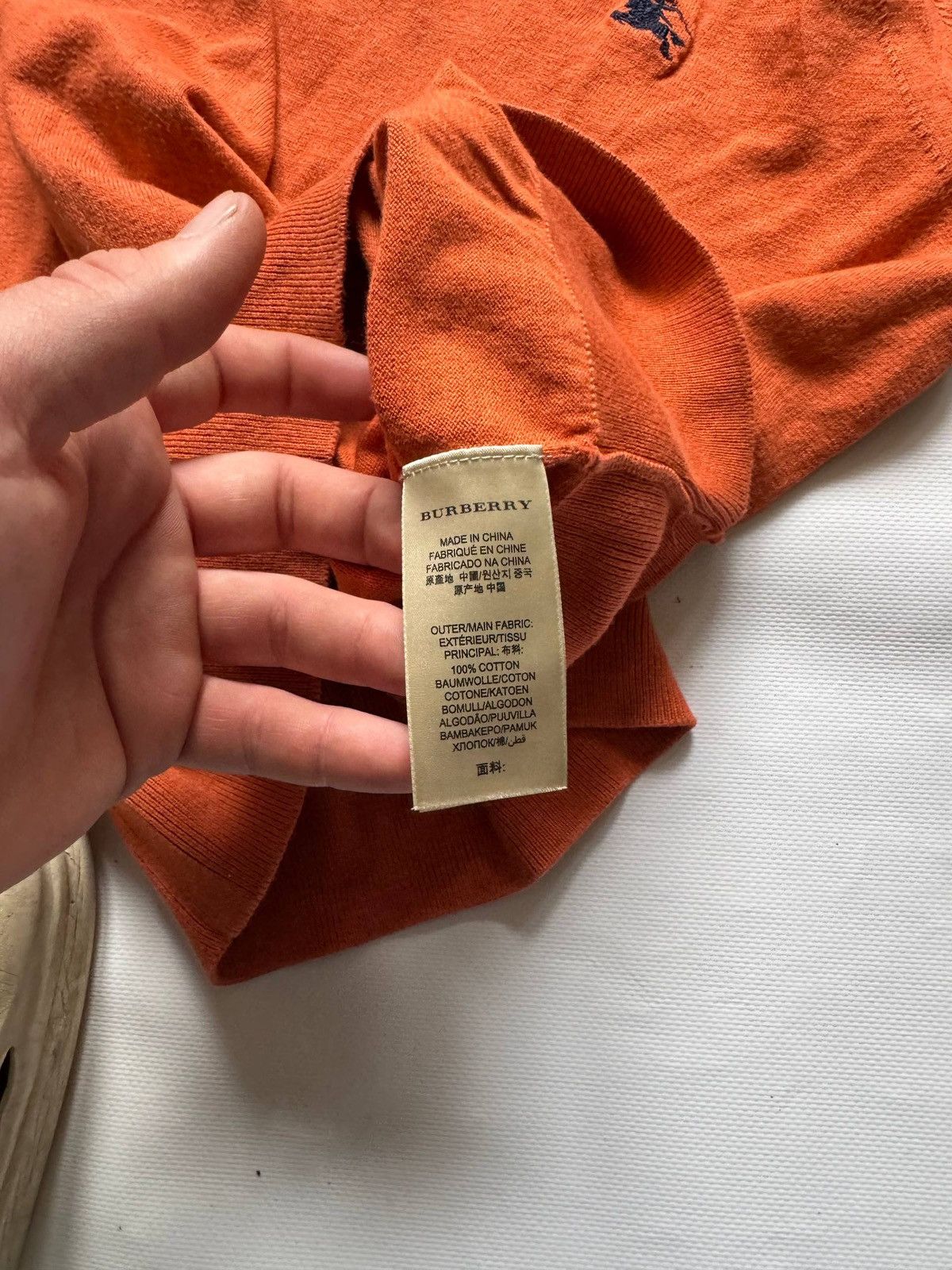 Burberry Burrbery Brit Orange Fresh Sweater Size US XL / EU 56 / 4 - 7 Thumbnail