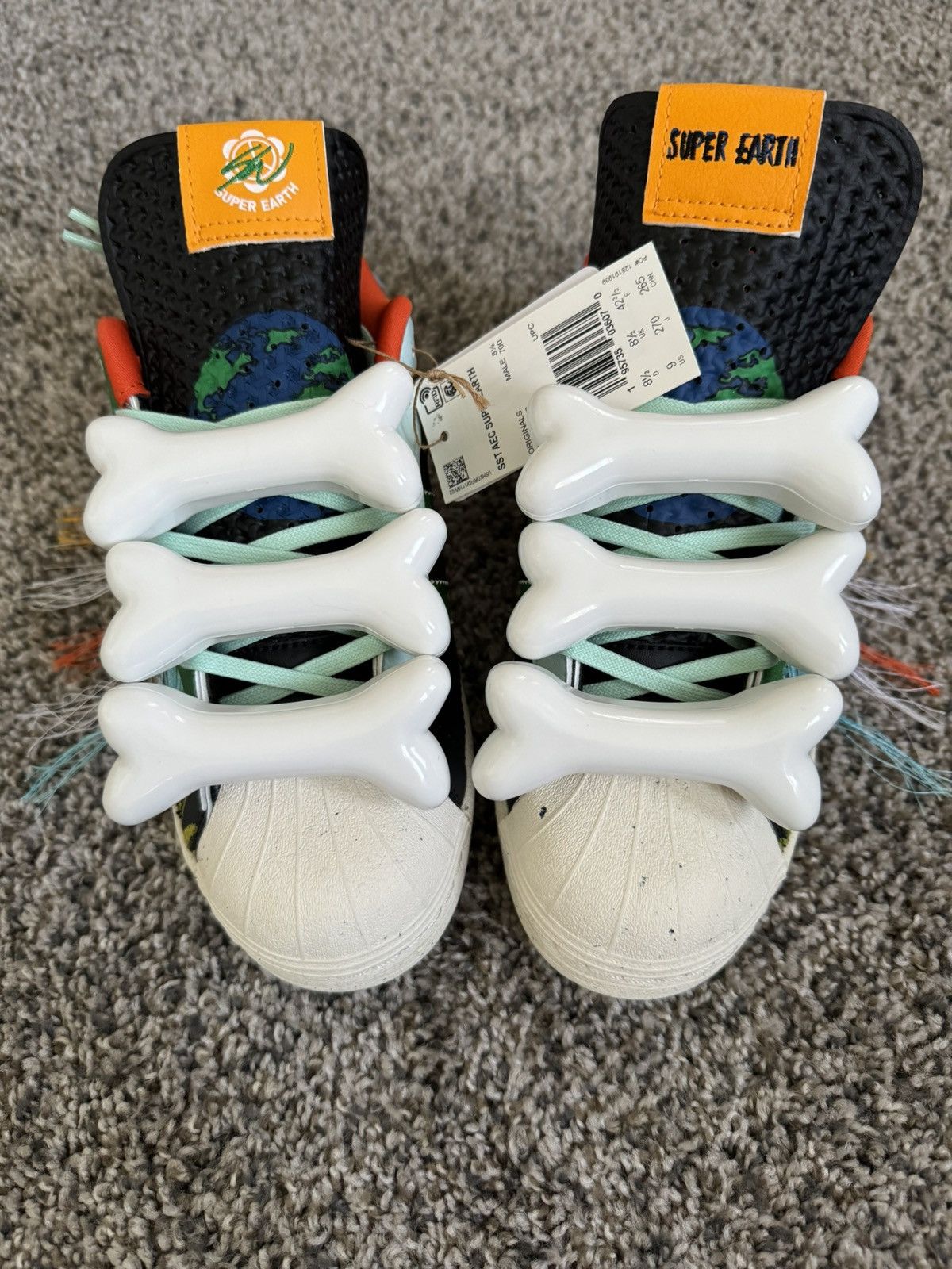 Jeremy Scott Adidas Jeremy Scott Bones for Super Earth Size ONE SIZE - 3 Thumbnail