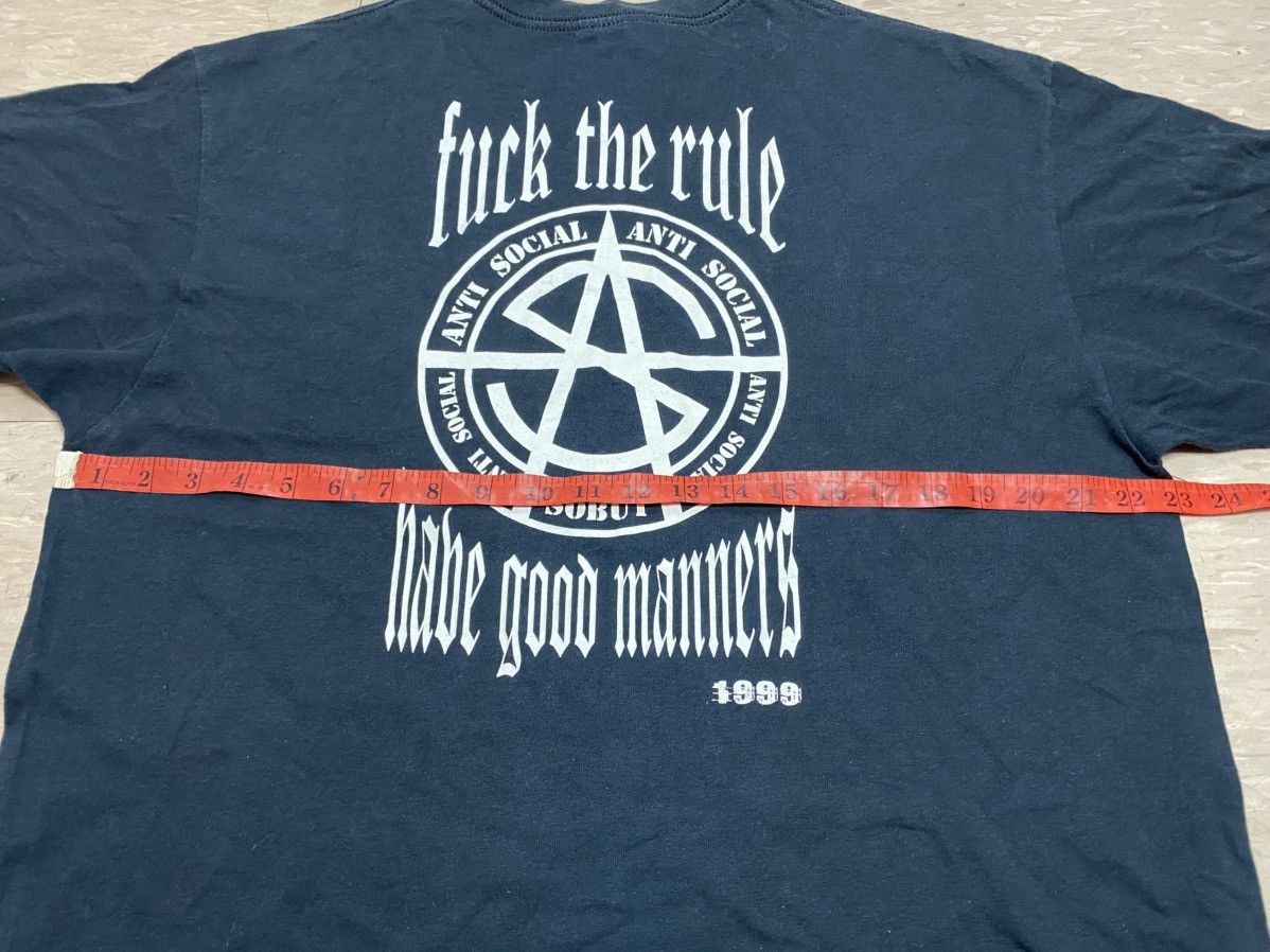Band Tees × Vintage Vintage japanese band sobut anti social Size US XL / EU 56 / 4 - 10 Thumbnail