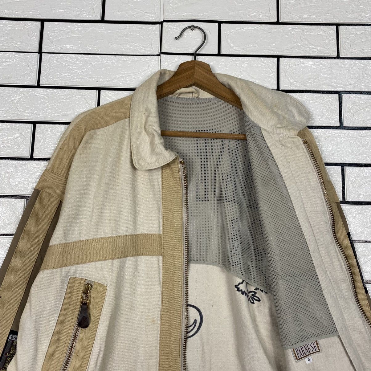 Hysteric Glamour 📌Cropped Zipper Denim Chore Jacket Farnese Big Logo Size US L / EU 52-54 / 3 - 13 Thumbnail