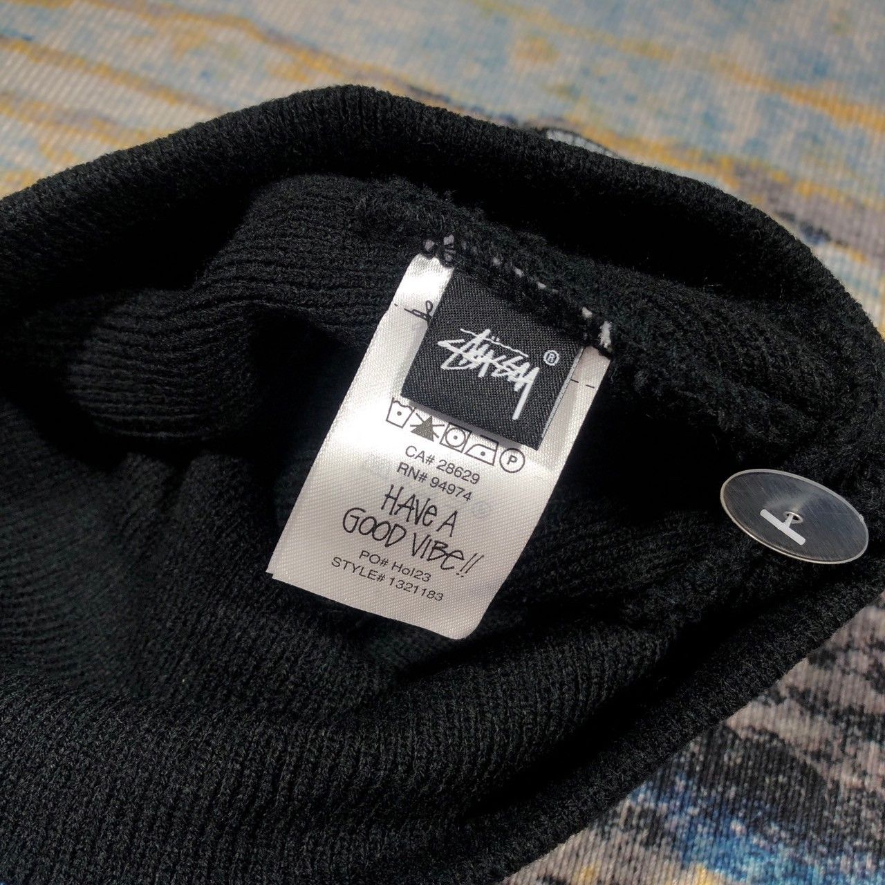 Stussy Workgear Print Skullcap Beanie