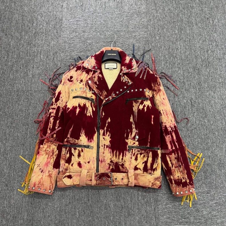 Gucci Gucci Tassel rivet jacket 2506-Nextarrow Size US XXS / EU 40 - 1 Thumbnail