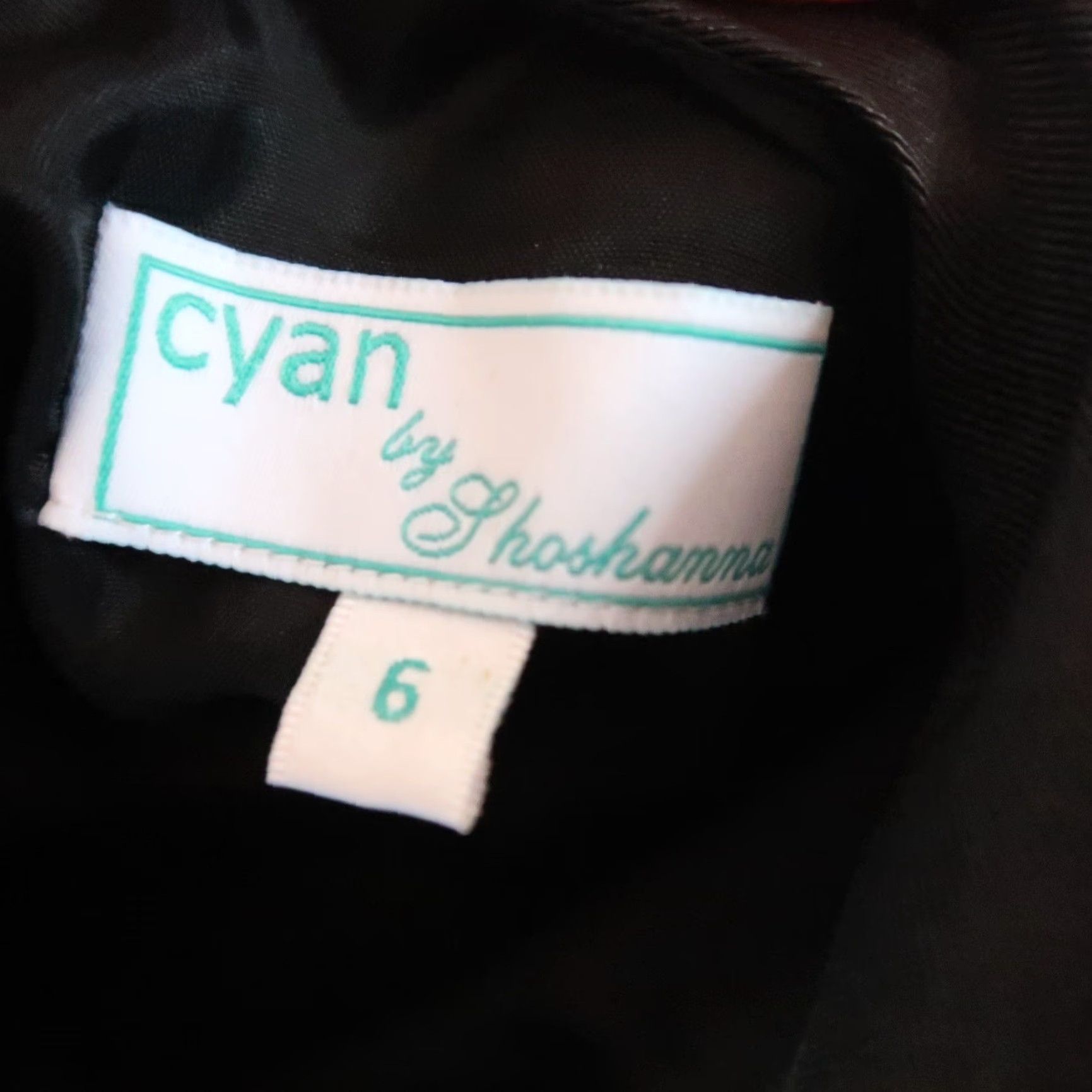 Vintage Cyan by Shoshanna Black Fit and Flare Mini Cocktail Dress 6 Sleeveless Zip Back Pockets Formal Party/Cocktail Women Size M / US 6-8 / IT 42-44 - 5 Thumbnail