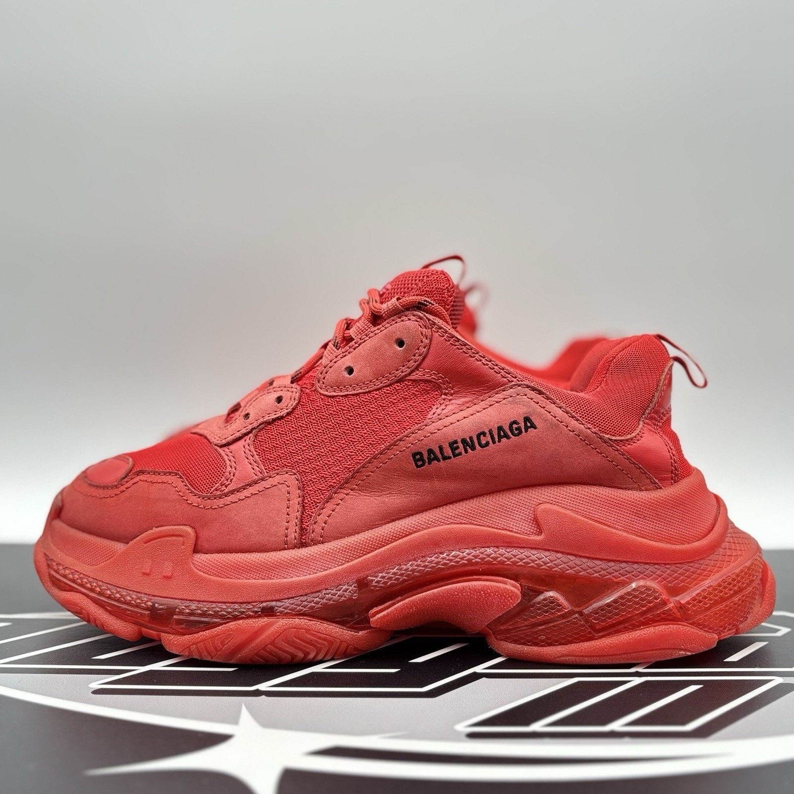 Balenciaga Size 43 (10 US) - Balenciaga Triple S ' Red ' Size US 10 / EU 43 - 1 Thumbnail