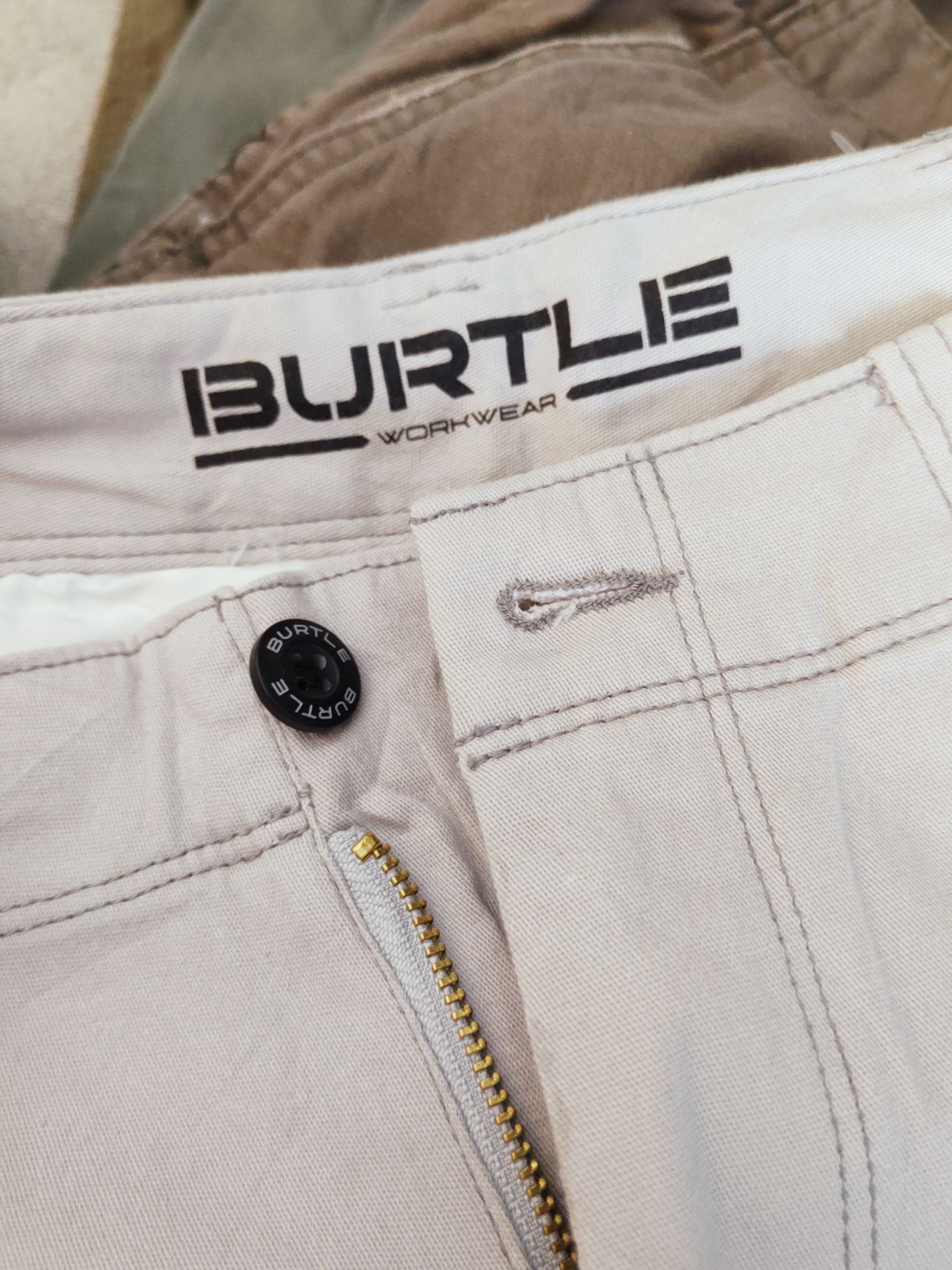 Japanese Brand Burtle Light Gray Multipocket Tactical Cargo Pants #W324 Size US 30 / EU 46 - 15 Thumbnail
