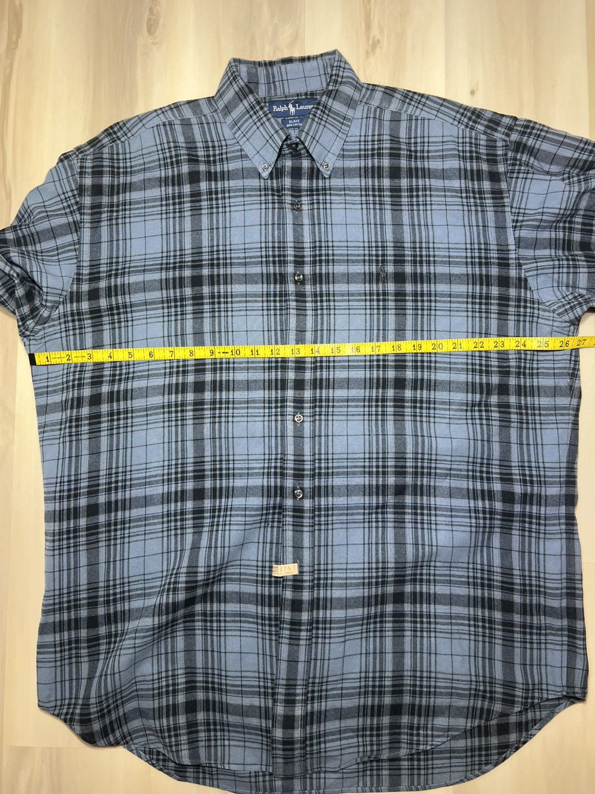 Polo Ralph Lauren Ralph Lauren Men’s Sz Large Blake Flannel Button Down plaid Size US L / EU 52-54 / 3 - 4 Thumbnail