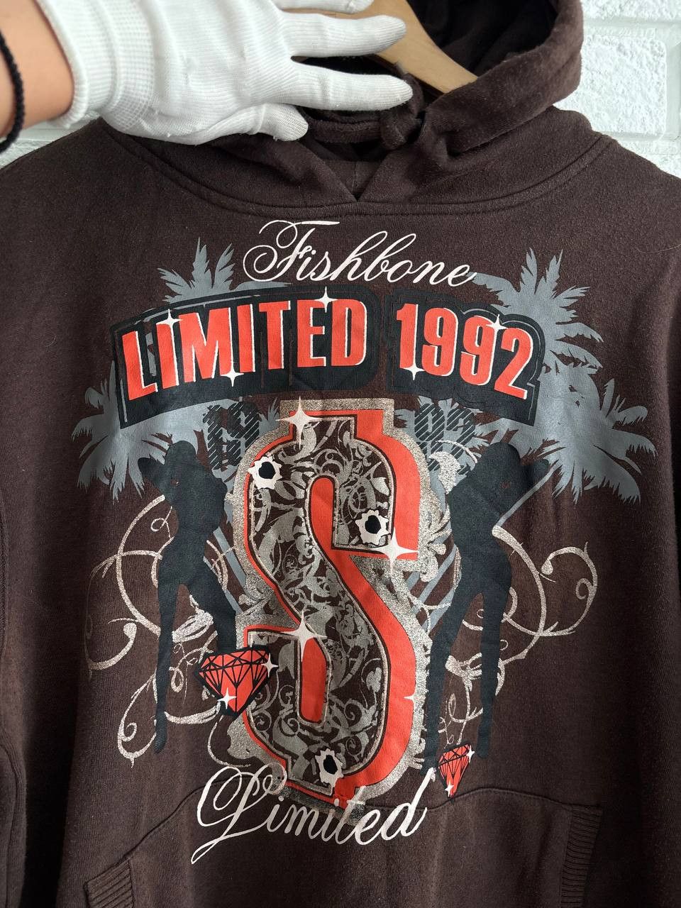 Other Fishbone hoodie big loge vintage 1992 rare brown Y2K SKATE Size US M / EU 48-50 / 2 - 7 Thumbnail