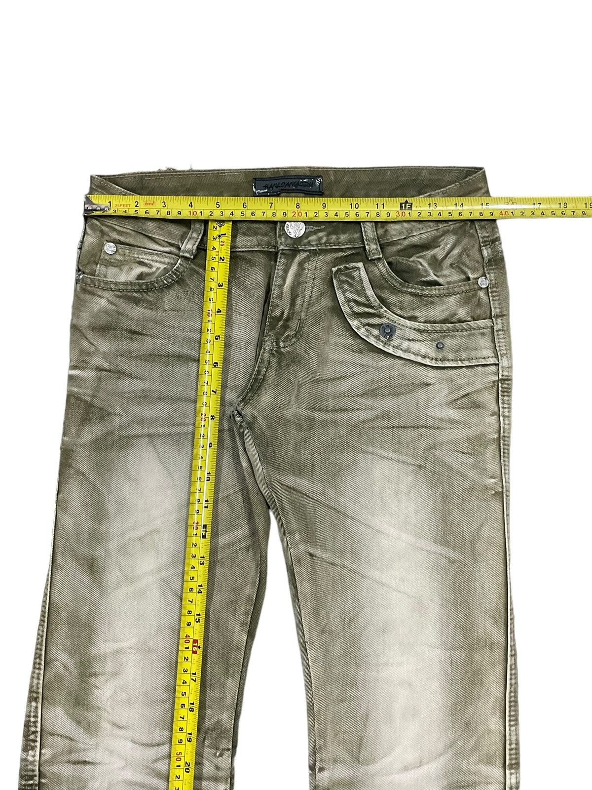 Japanese Brand Vintage Japanese Brand Streetstyle Mossy Wash Slim Jeans Size 30" / US 8 / IT 44 - 10 Thumbnail