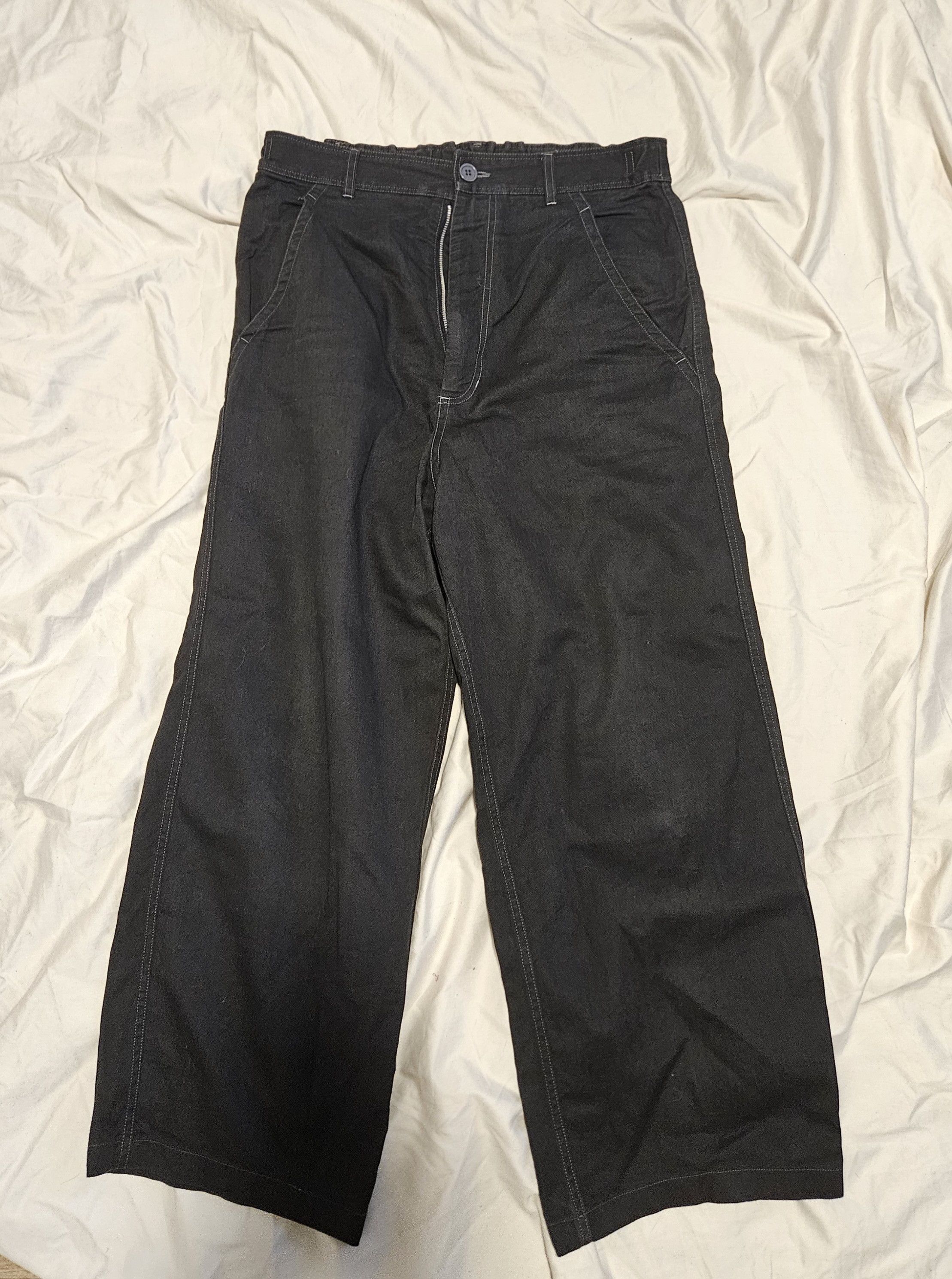 Comme des Garcons SHIRT Comme Des Garcons Shirt Black Denims Size US 32 / EU 48 - 3 Thumbnail