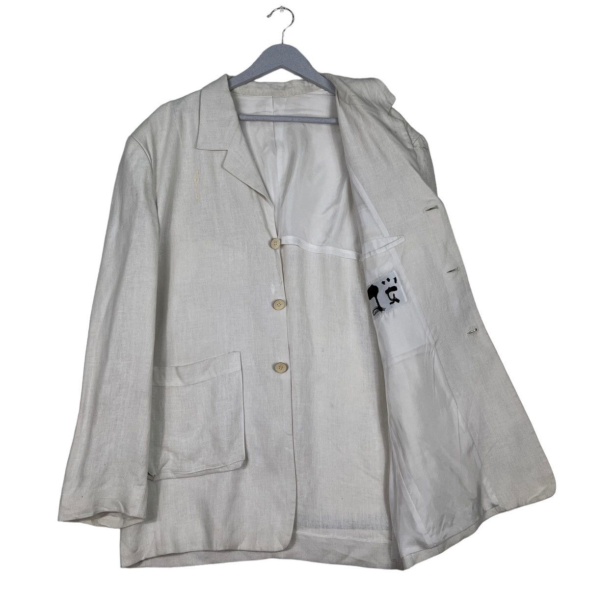 Issey Miyake 🔥 90s ISSEY MIYAKE MANDARIN BLAZER JACKET Size US L / EU 52-54 / 3 - 9 Thumbnail