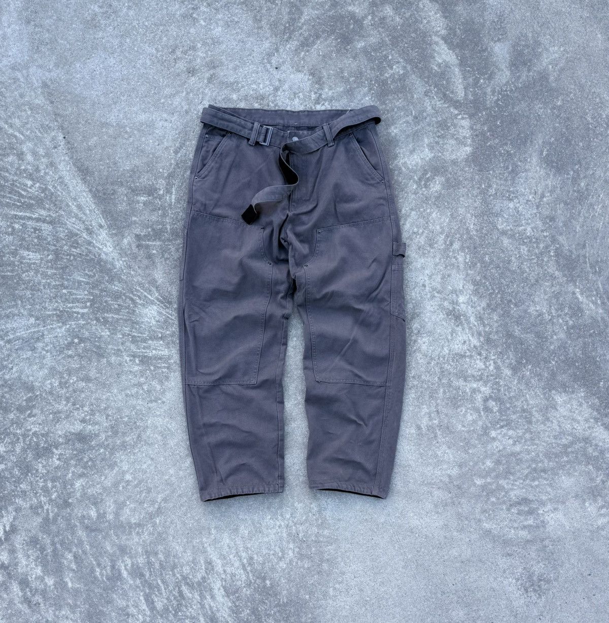 Vintage Vintage Y2K work wear streetwear wide avantgarde jeans Size US 34 / EU 50 - 1 Thumbnail
