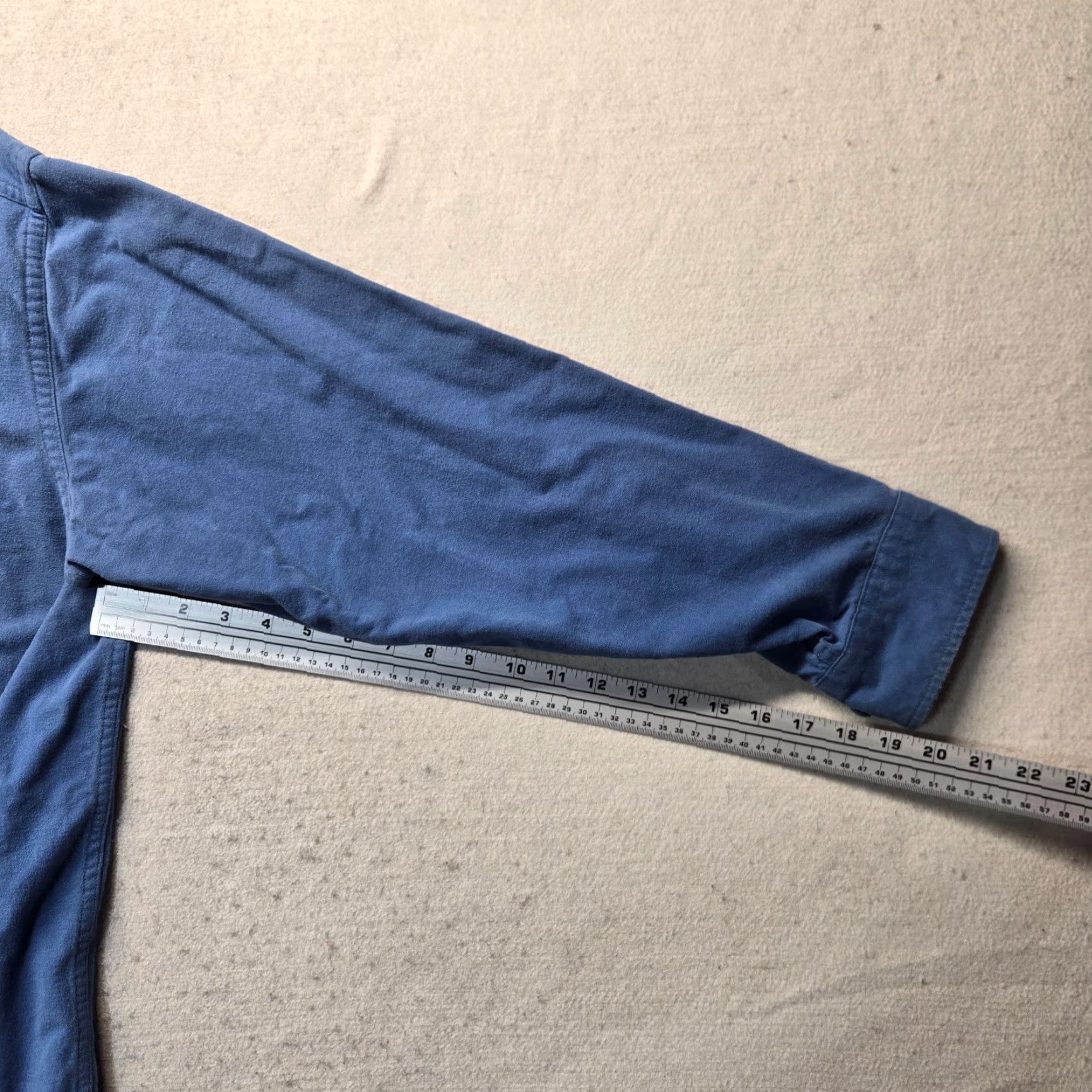 Vintage VINTAGE L.L. Bean Button-Up Shirt Solid Blue Heavy Flannel Long Sleeve Men’s 2XL XXL Regular Size US XXL / EU 58 / 5 - 5 Thumbnail