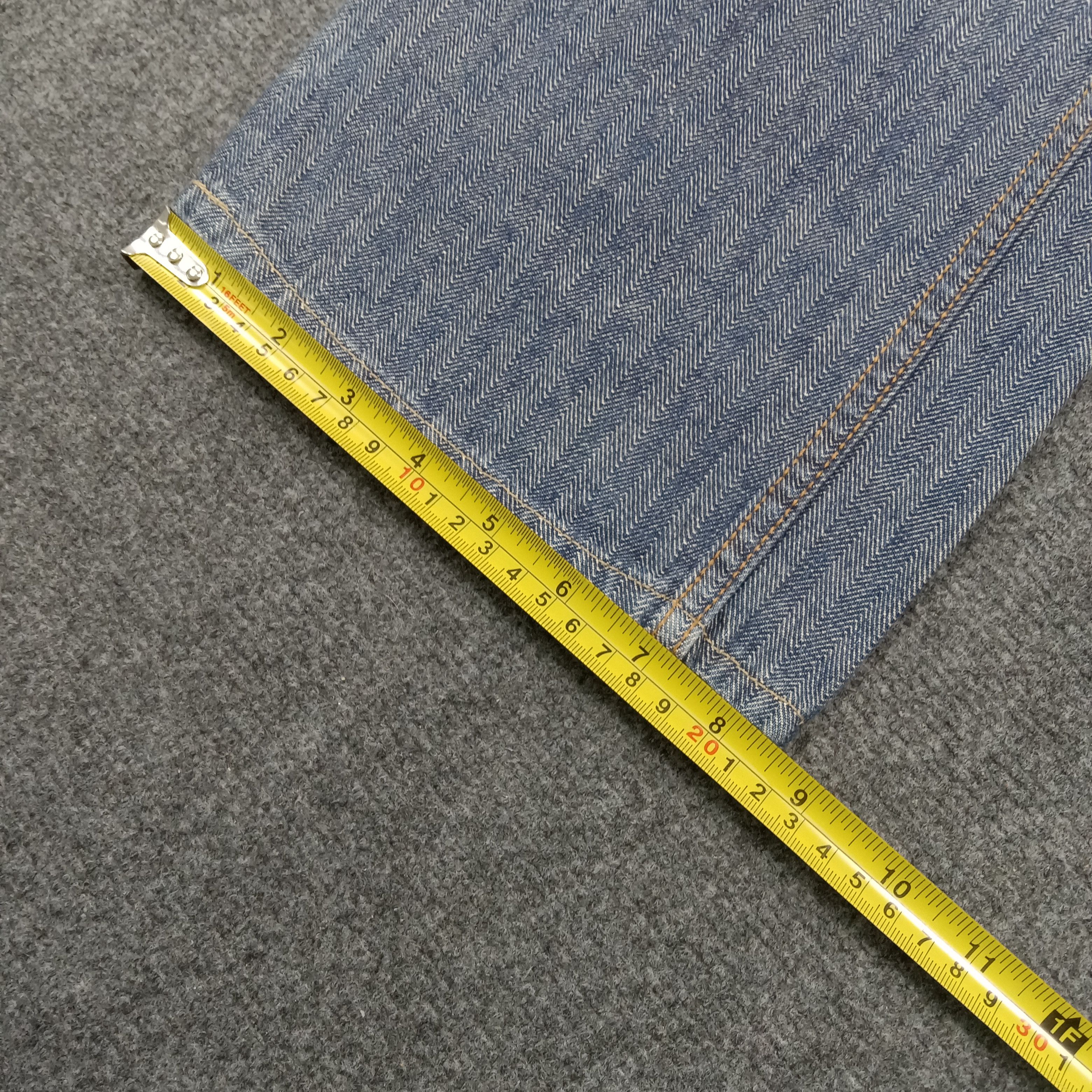 Hysteric Glamour Hysteric Glamour Kinky Japanese Denim Stripes Jeans C280N31 Size US 32 / EU 48 - 13 Thumbnail