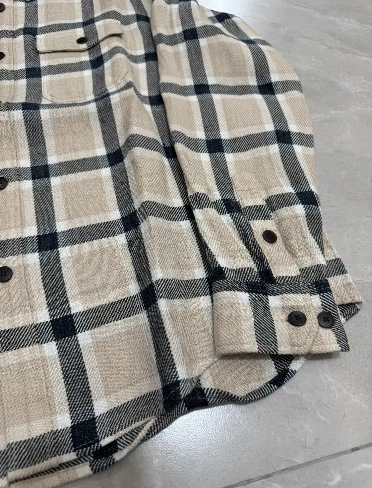 Visvim VISVIM 25SS LUMBER CHECK L/S Beige Check Shirt J34 Size US S / EU 44-46 / 1 - 3 Thumbnail