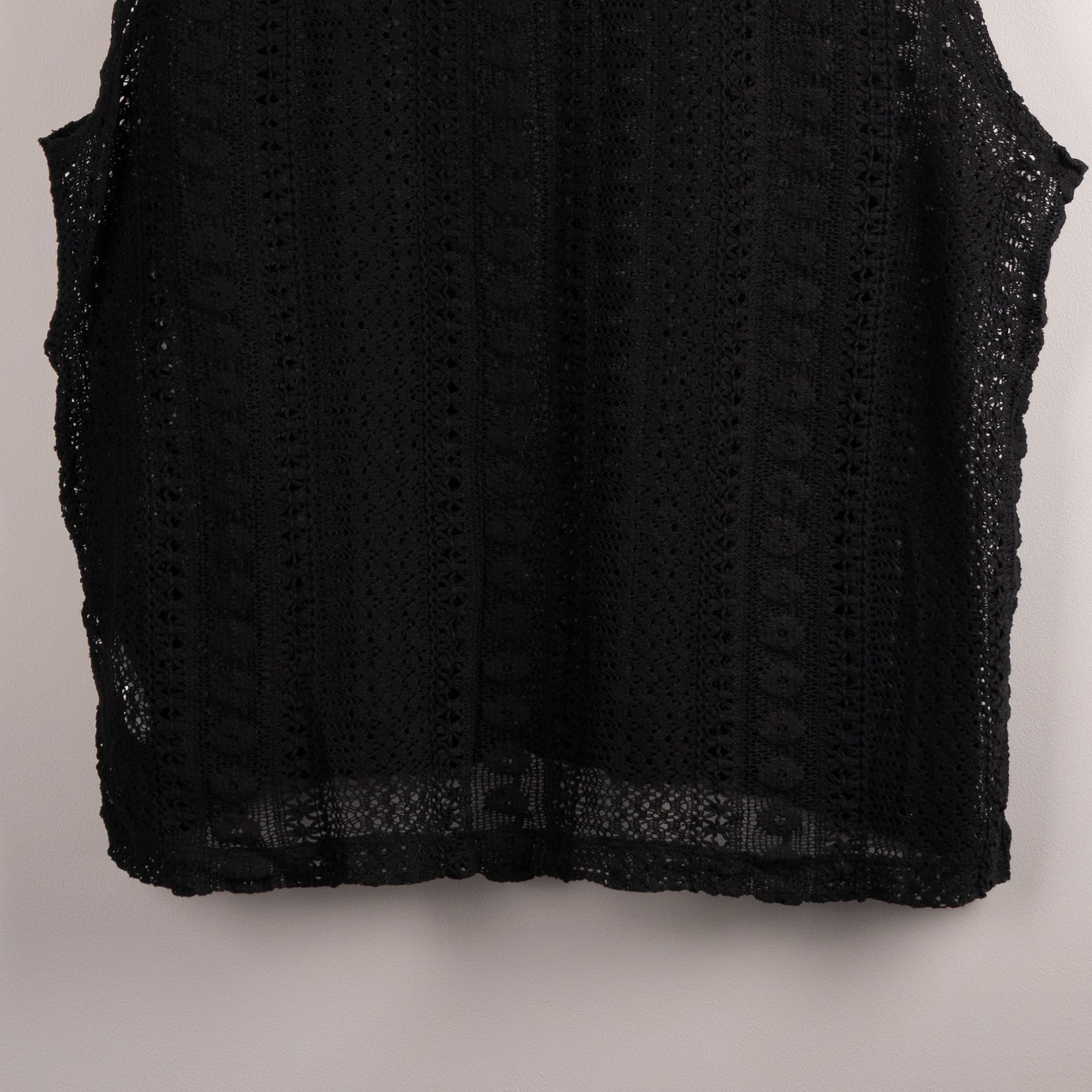Our Legacy Our Legacy SS21 Box Crochet Vest Black Size US M / EU 48-50 / 2 - 7 Thumbnail