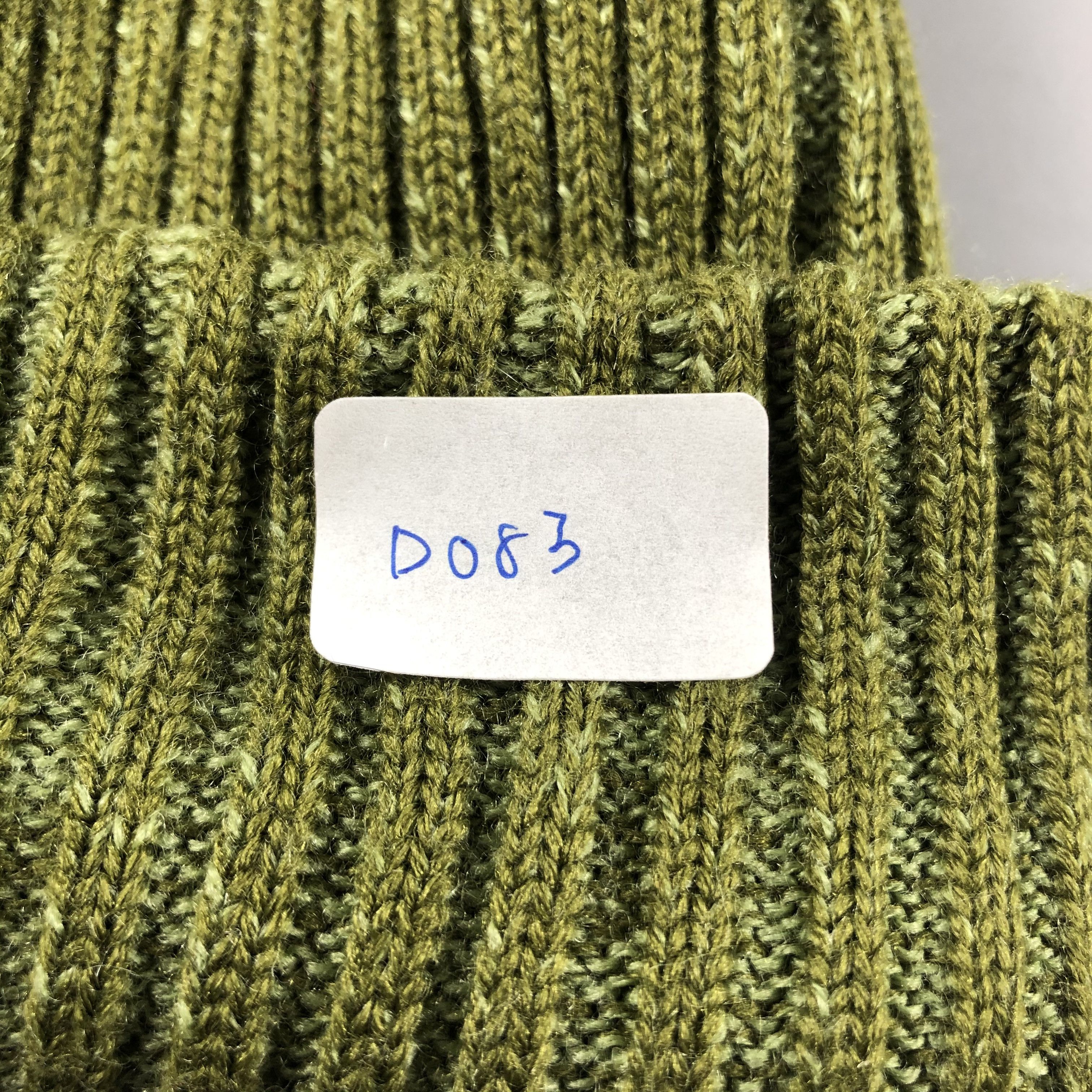 Vintage Crocodile Ribbed Knit Beanie Snow Hat Snow Cap -D083 Size ONE SIZE - 9 Thumbnail