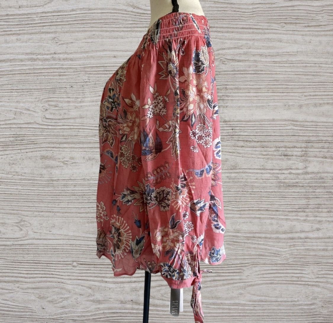 Other SPENSE OFF SHOULDER FLORAL TIE SLEEVE BLOUSE TOP Size L / US 10 / IT 46 - 3 Thumbnail