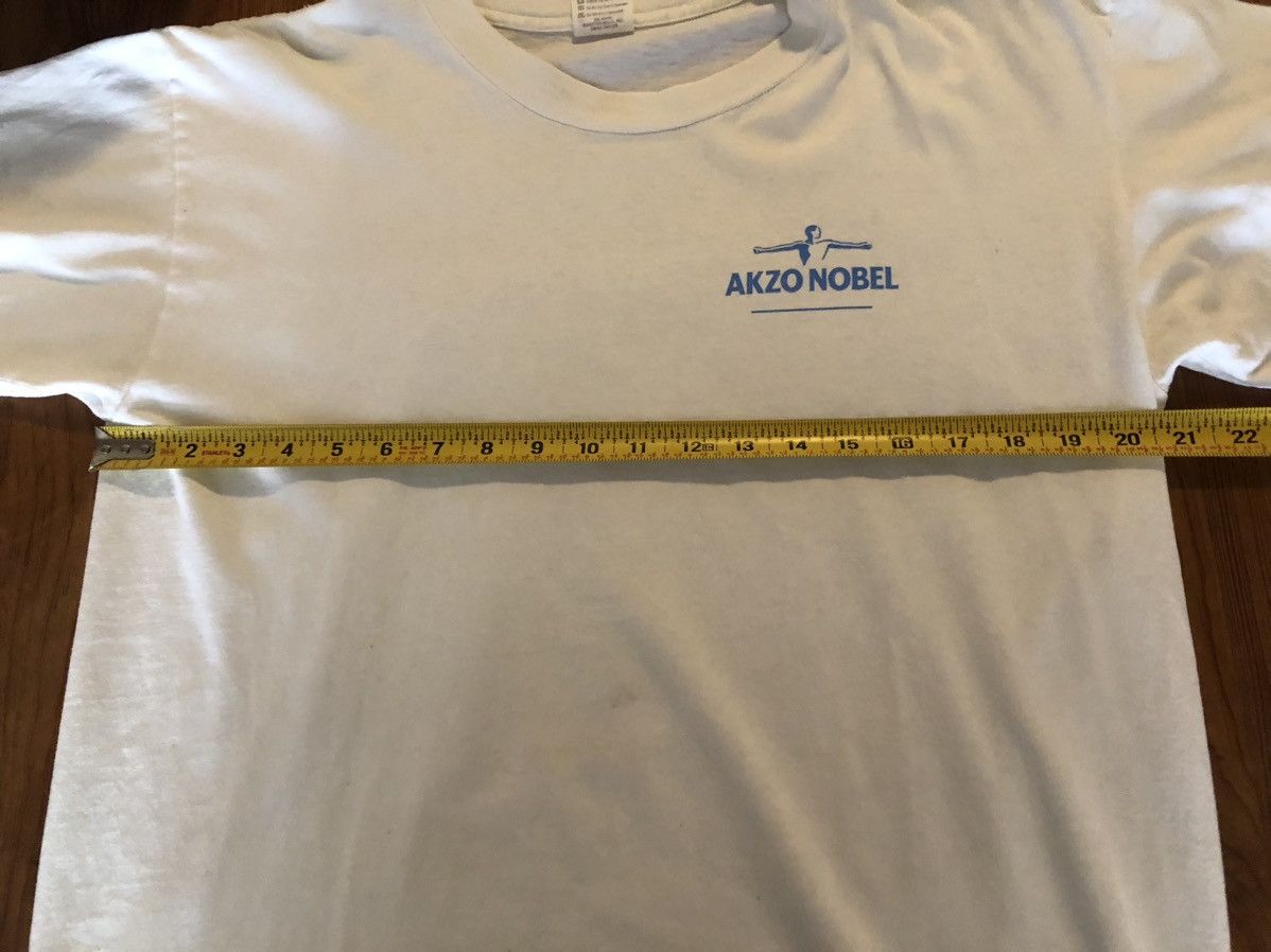 Vintage Vintage 90s Akzo Nobel Racing T Shirt S/L Size US L / EU 52-54 / 3 - 10 Thumbnail