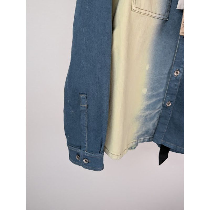 Rick Owens Drkshdw o1rshd1 Denim Outershirt Toothpaste Degrade in Blue Size US XL / EU 56 / 4 - 6 Thumbnail