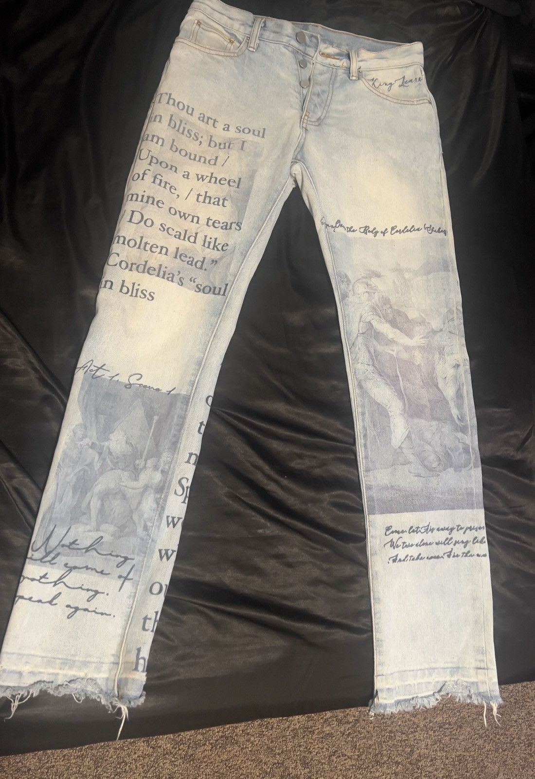 MNML Graphic printed jeans Size US 29 - 3 Thumbnail