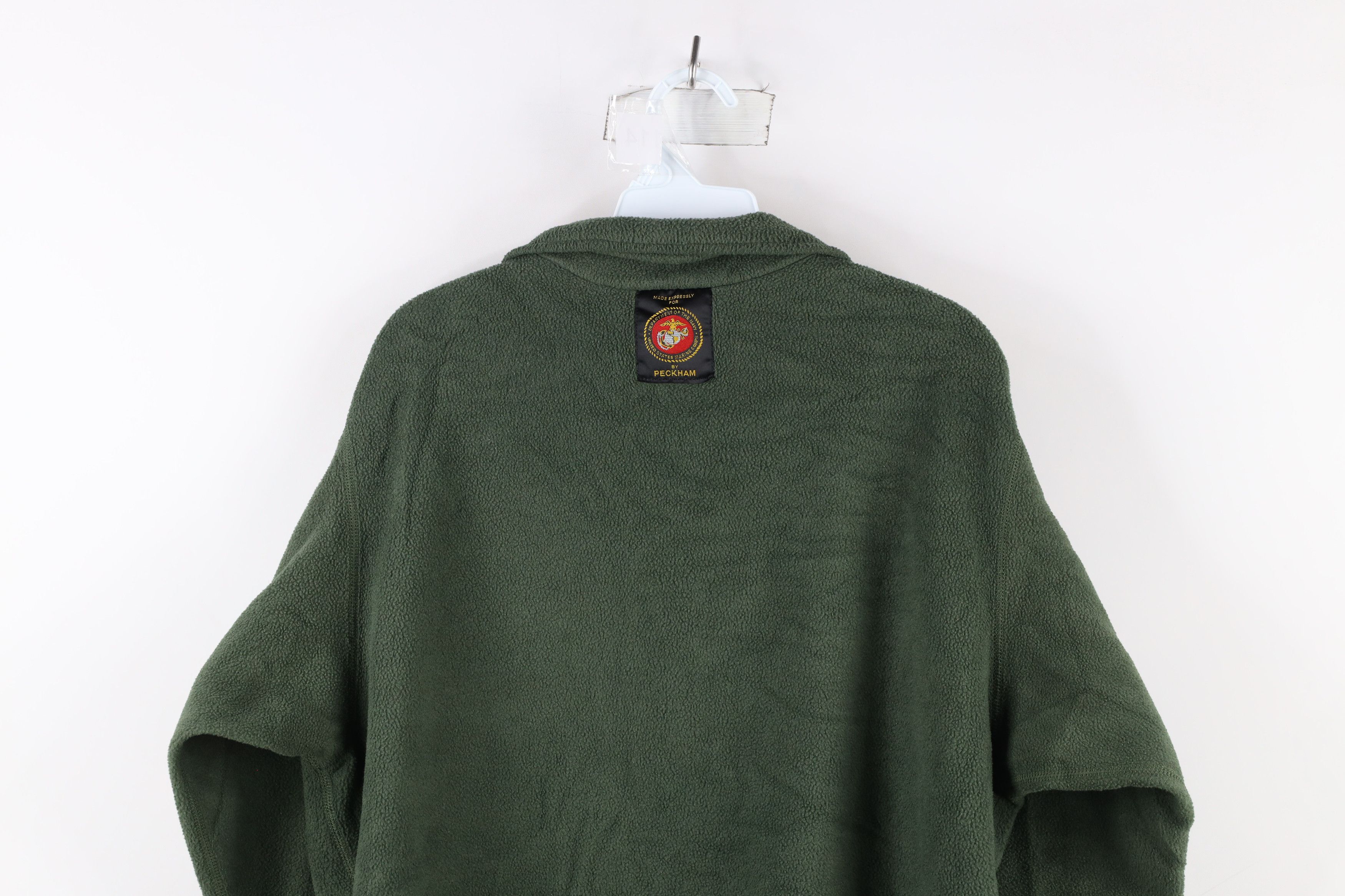 Polartec × Vintage Vintage 90s USMC Fleece Half Zip Pullover Sweater USA Size US M / EU 48-50 / 2 - 13 Thumbnail