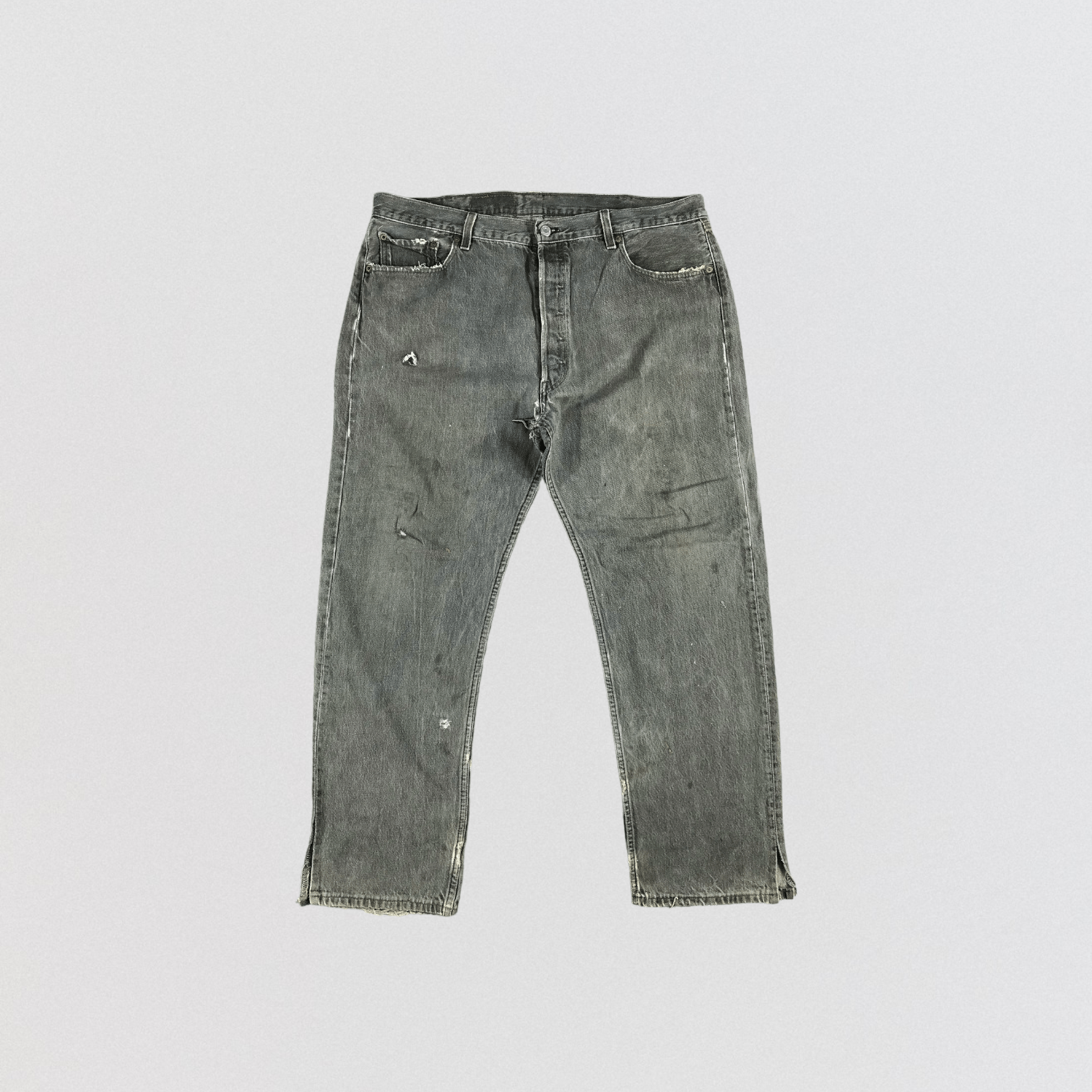 Levi's Vintage 90s Ash Gray Levis 501 Jeans-JM2338 Size US 40 / EU 56 - 1 Thumbnail