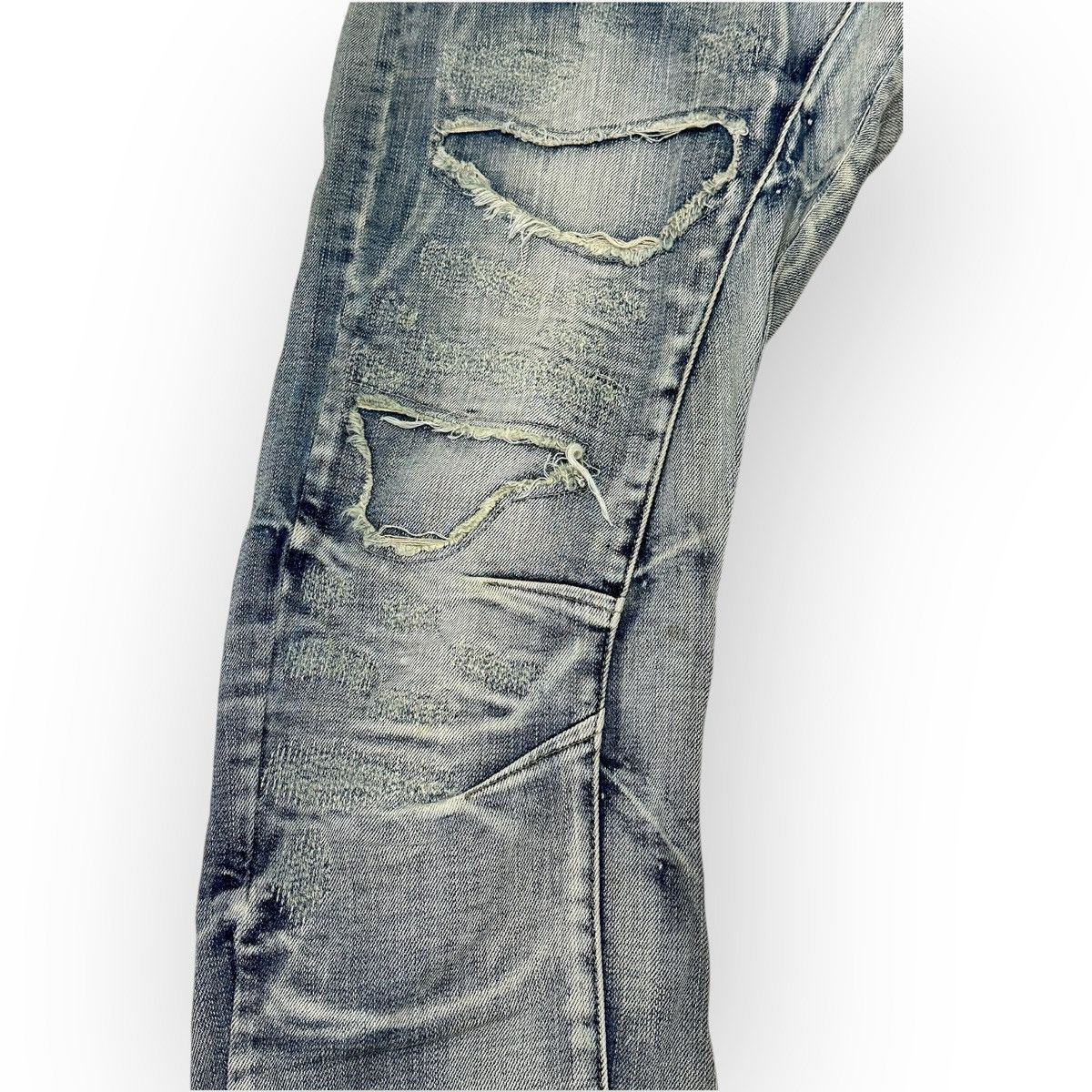 PPFM × Seditionaries PPFM Bondage Curve Banana Biker Denim Jeans Size US 34 / EU 50 - 3 Thumbnail