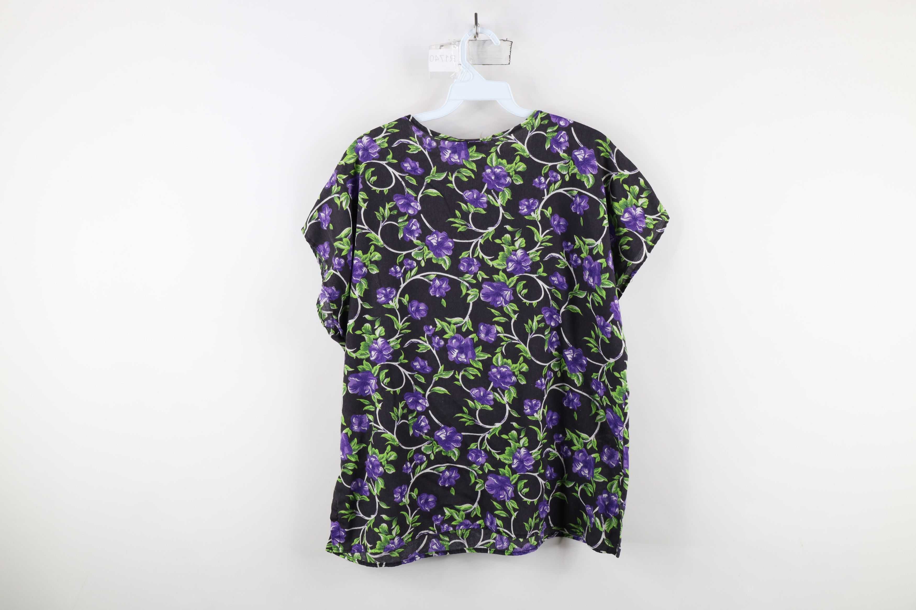 Vintage Vintage 90s Streetwear Dolman Sleeve Henley T-Shirt USA Size L / US 10 / IT 46 - 8 Thumbnail