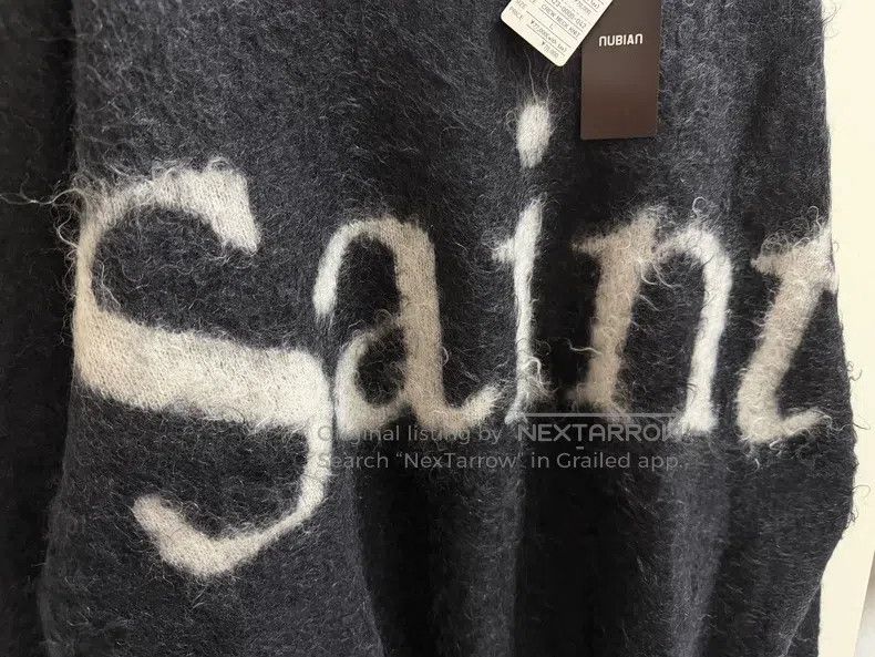 Saint Michael Saint Michael Mohair logo sweater Size US L / EU 52-54 / 3 - 7 Thumbnail