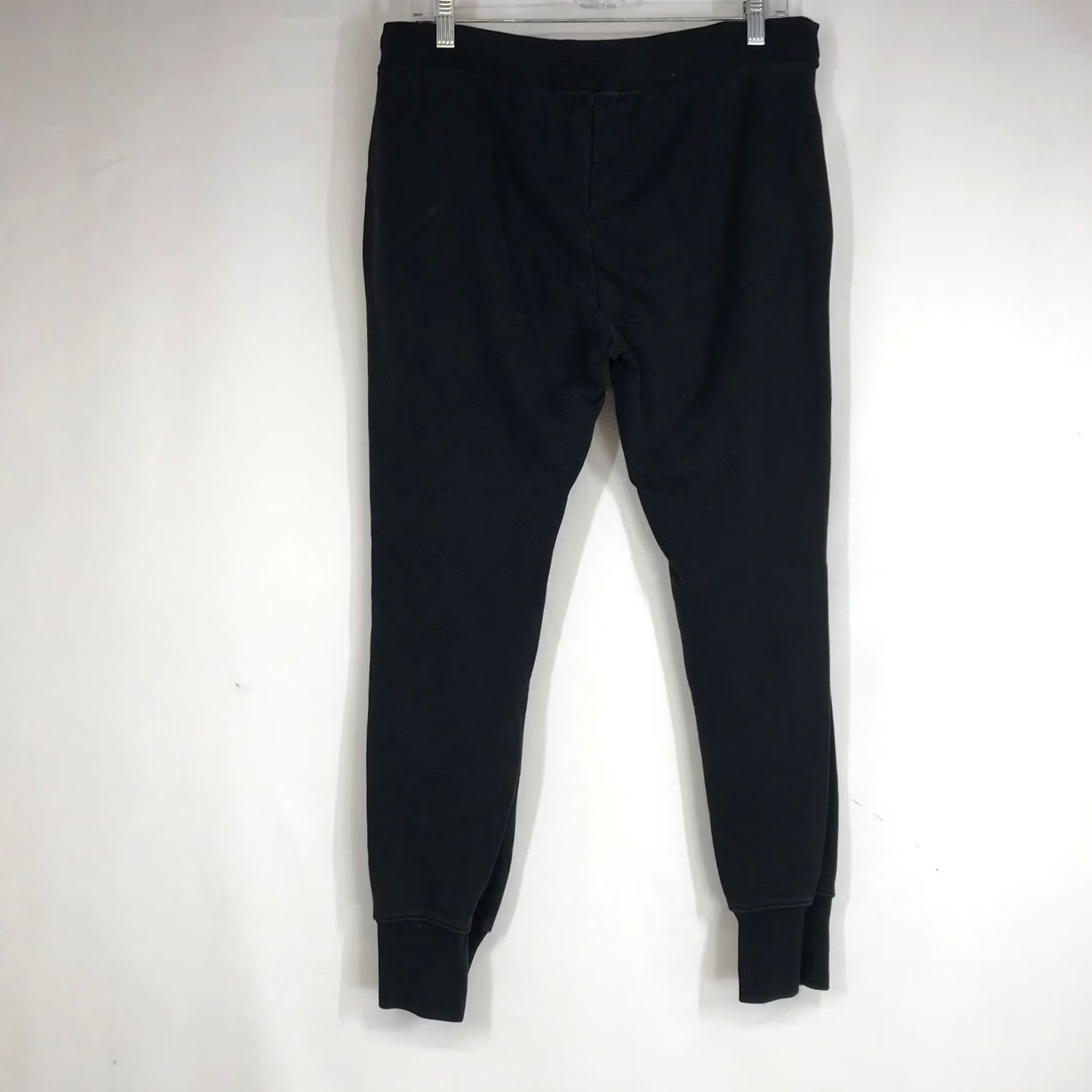 Logo 7 FOR DAYS Black Jogger Pants Logo Print Drawstring Waist Comfort Fit Adult M Size US 31 - 4 Thumbnail