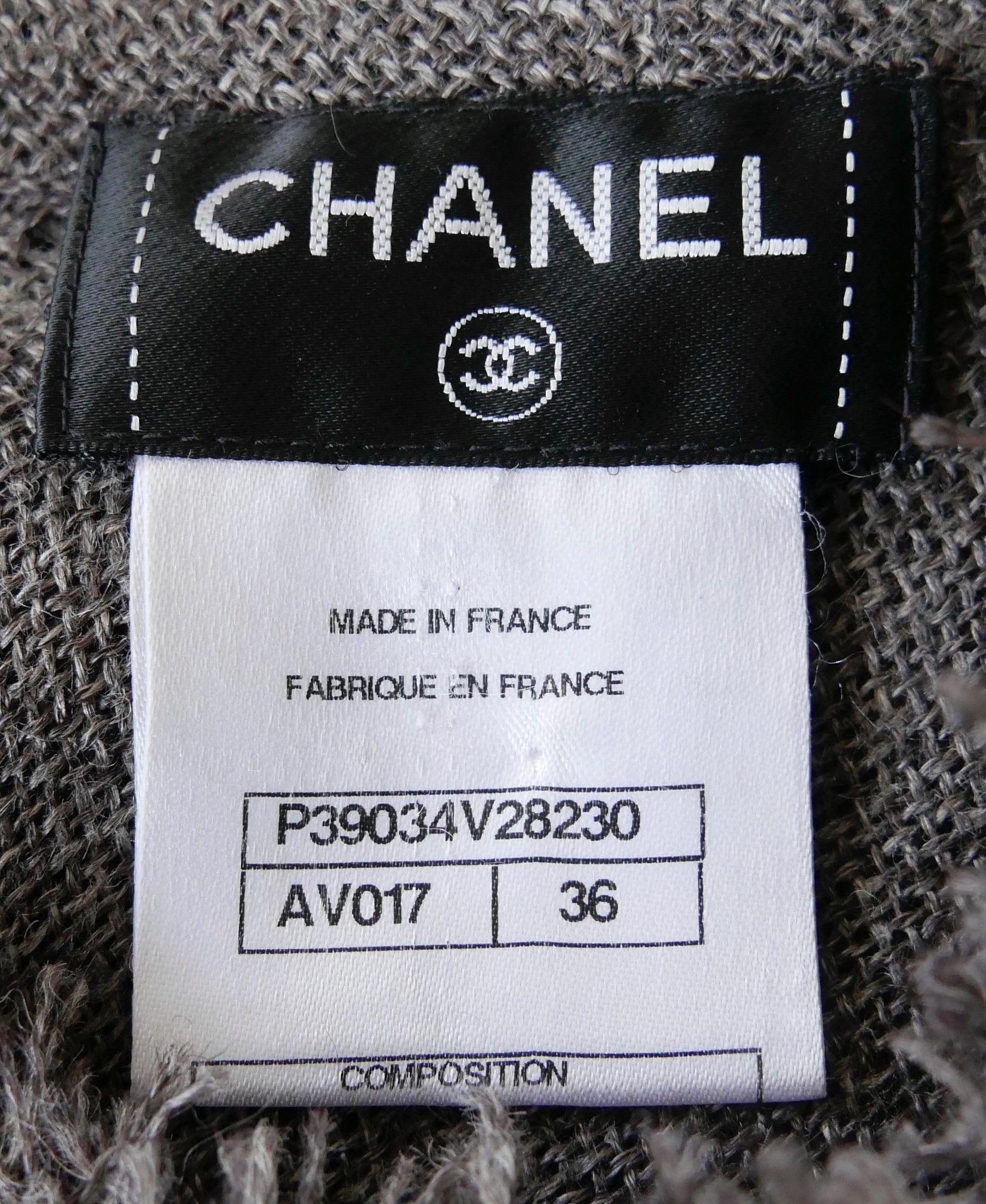 Chanel Chanel Fall 2010 Origami Trim Linen & Alpaca Dress Size XS / US 0-2 / IT 36-38 - 8 Thumbnail