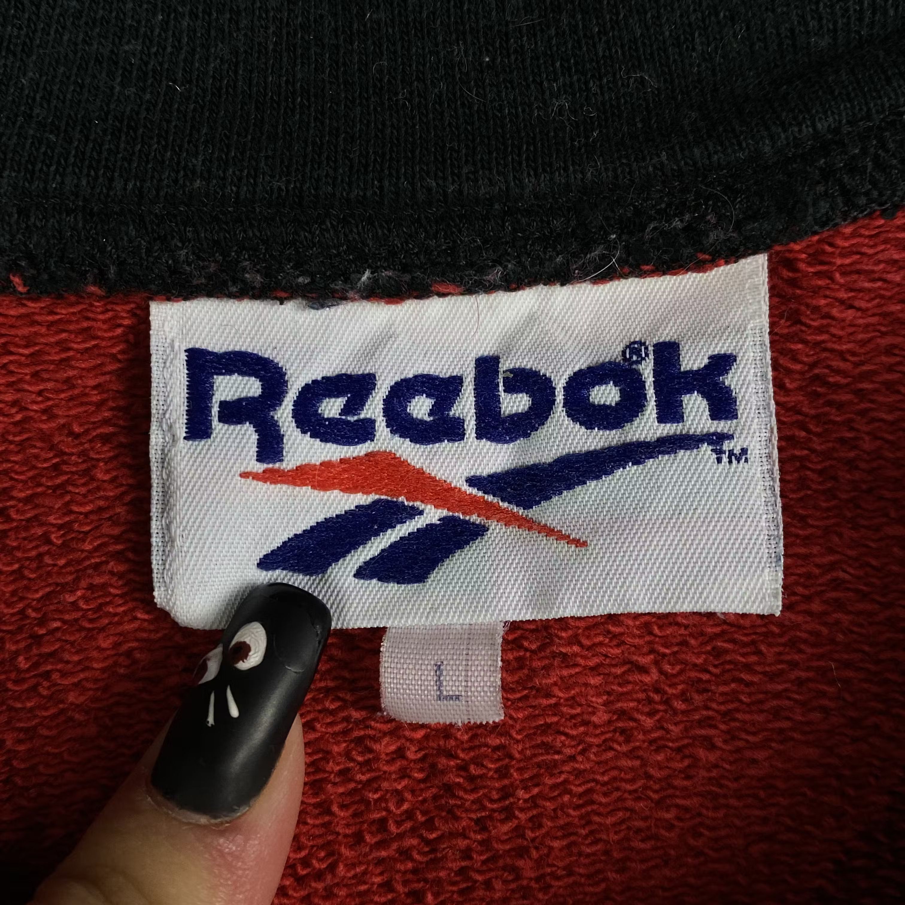 Reebok × Vintage Men’s Sweatshirt Reebok Vintage 1/3 Zip Size L Size US L / EU 52-54 / 3 - 4 Thumbnail