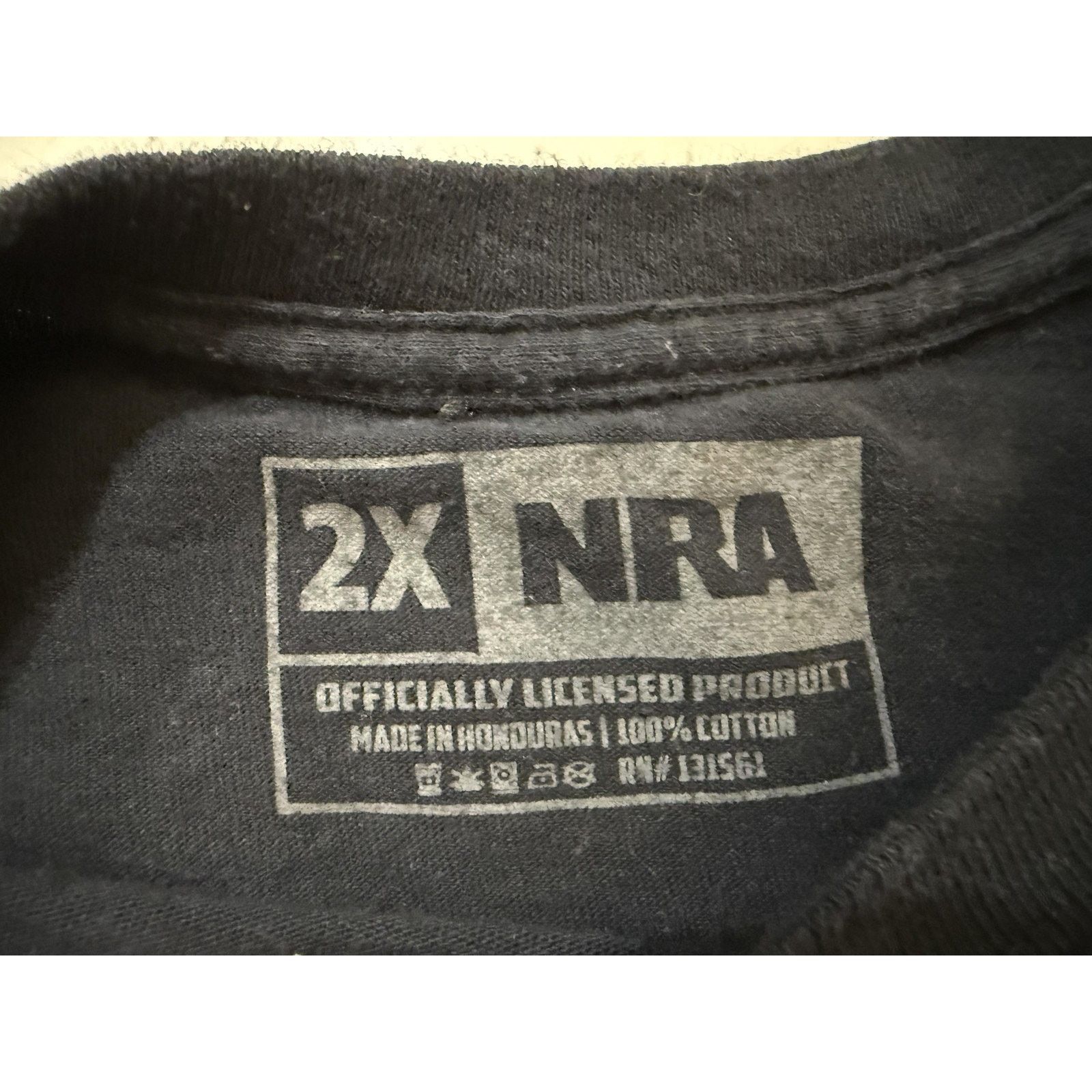 RIFLE NRA Shirt Mens 2XL Don't Tread On Me National Rifle Assoc Size US XXL / EU 58 / 5 - 4 Thumbnail