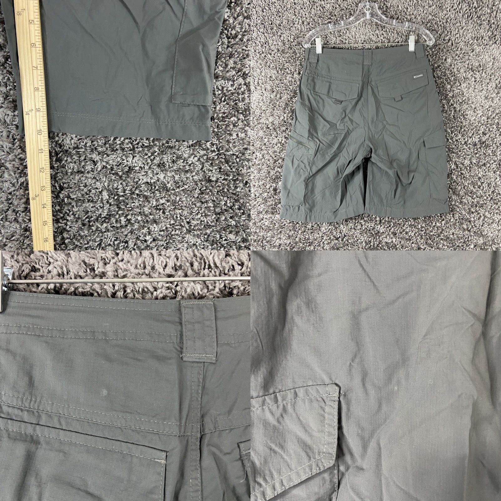 Vintage COLUMBIA Omni Shade Cargo Shorts Men’s 30 Gray Sun Protection Size US 30 / EU 46 - 8 Thumbnail