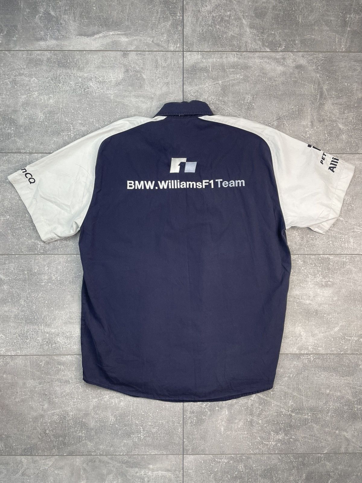 BMW × Formula 1 BMW Williams F1 Team Racing Short Shirt Bogner Vintage Size US L / EU 52-54 / 3 - 2 Thumbnail