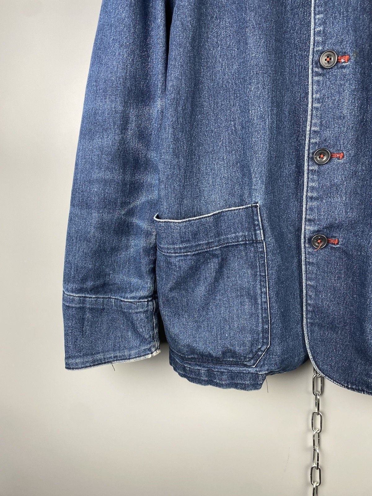 Tornado Mart Tornado Mart Japanese Cotton Washed Denim Jacket Size US M / EU 48-50 / 2 - 7 Thumbnail
