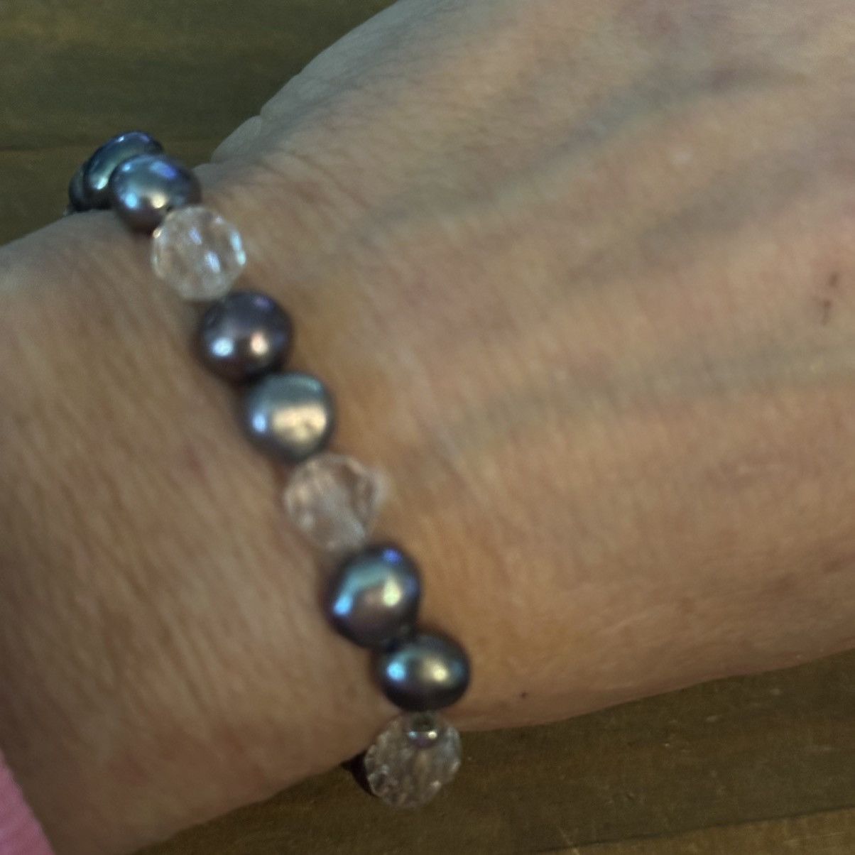 Loft Loft freshwater baroque pearl stretch bracelet Size ONE SIZE - 3 Thumbnail