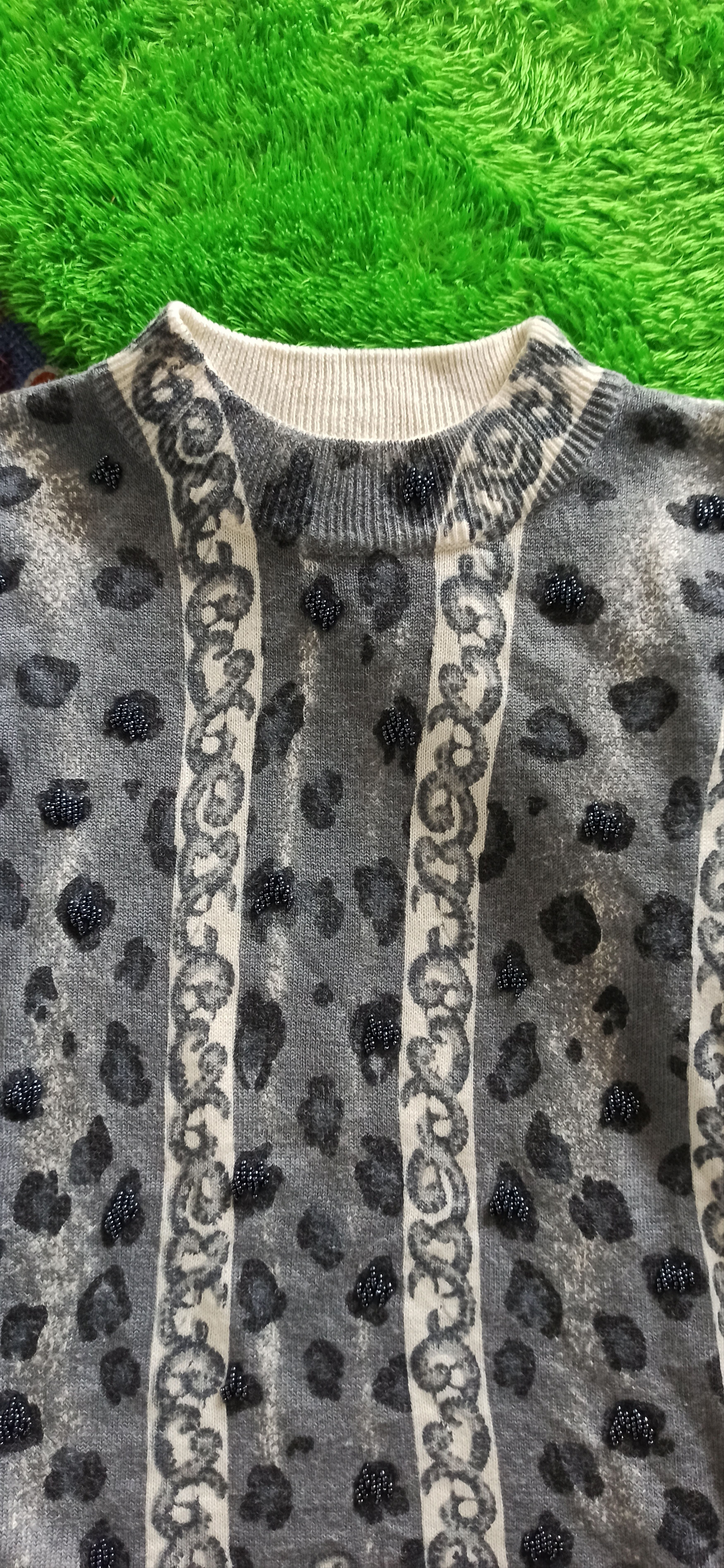 Homespun Knitwear × Japanese Brand Bagutti Knitwear Short Sleeve Size M / US 6-8 / IT 42-44 - 6 Thumbnail
