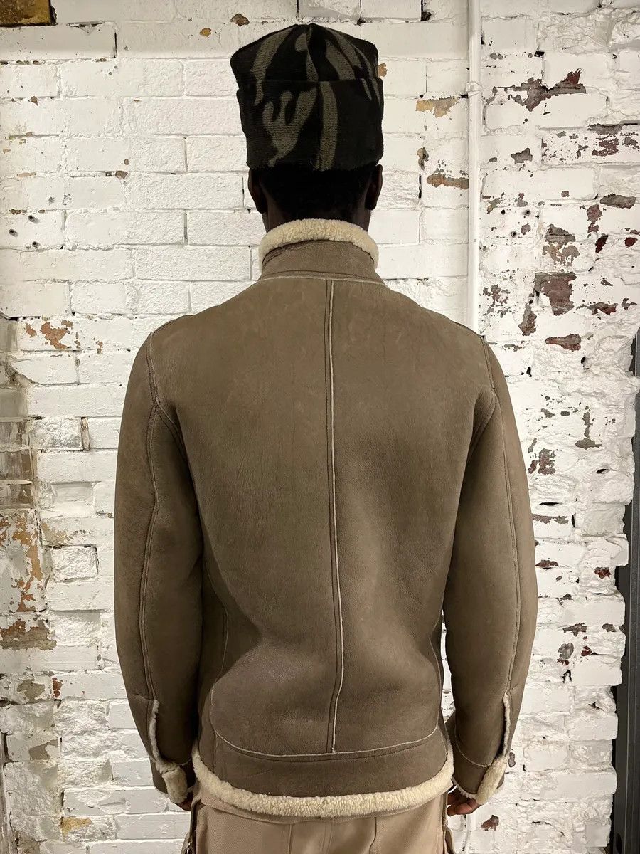 Dolce & Gabbana 2010s Dolce & Gabbana Beige Shearling Leather Jacket Size US S / EU 44-46 / 1 - 2 Thumbnail